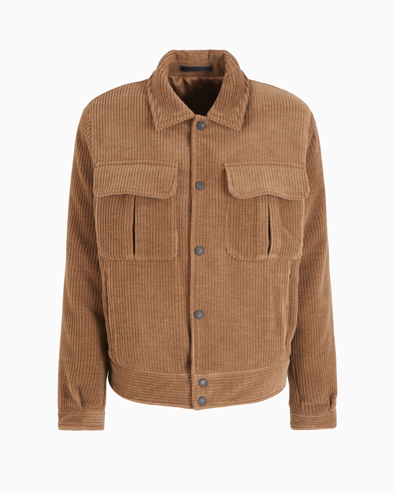 Blouson en velours côtelé de laine mélangée Diapositive 0
