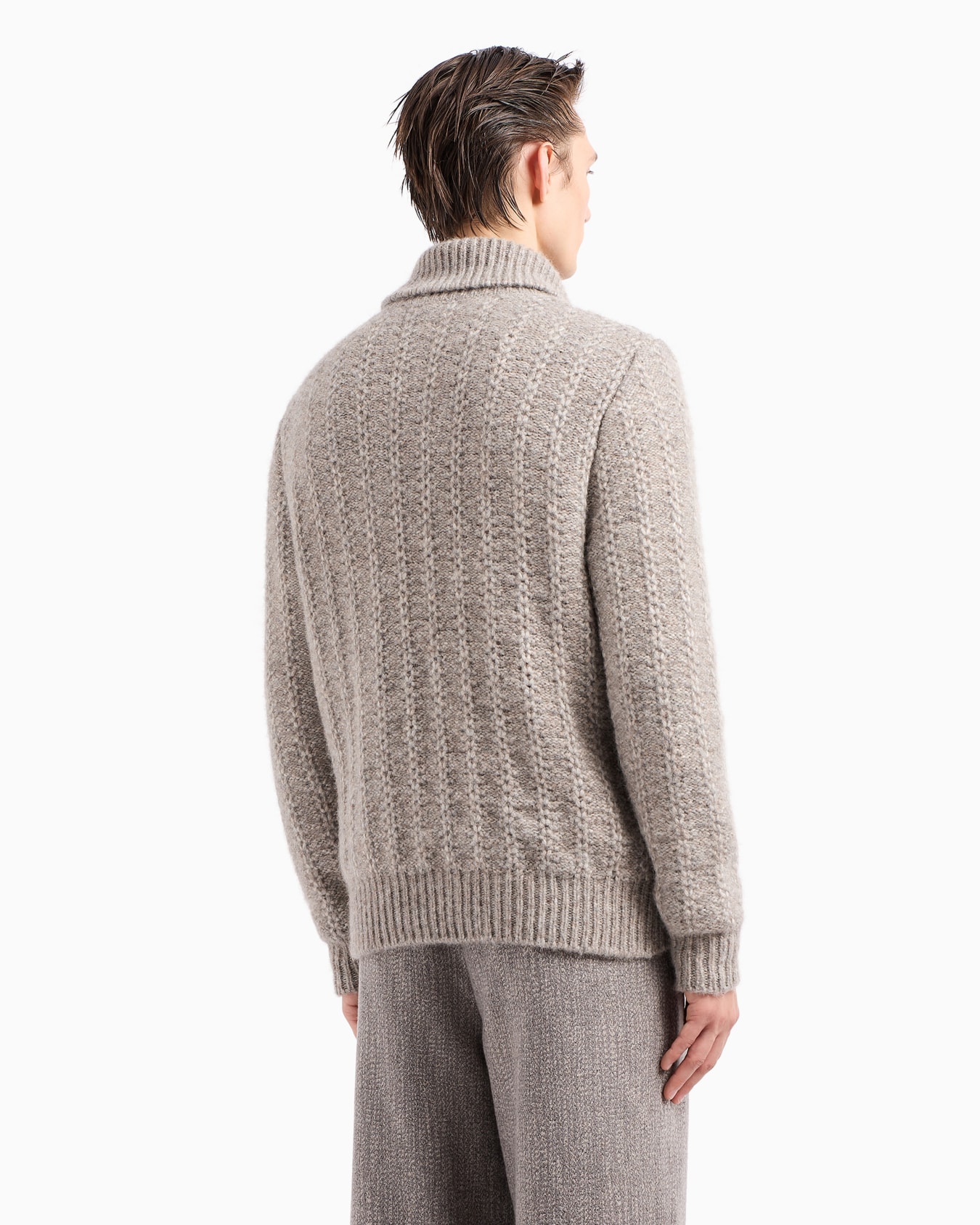 Cárdigan de alpaca y algodón Diapositiva 3