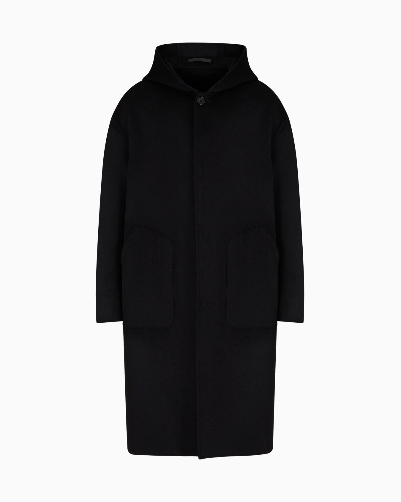 Coat in double-faced cashmere cloth Slide 0