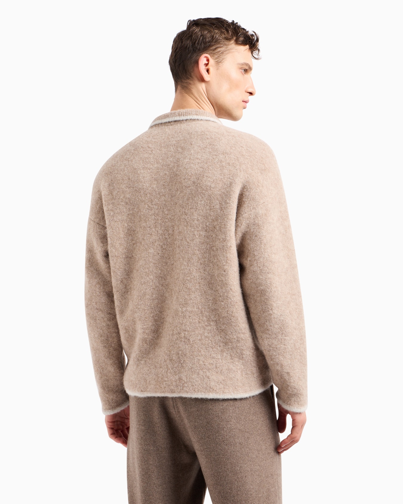 Polo en mezcla de lana de alpaca Diapositiva 3