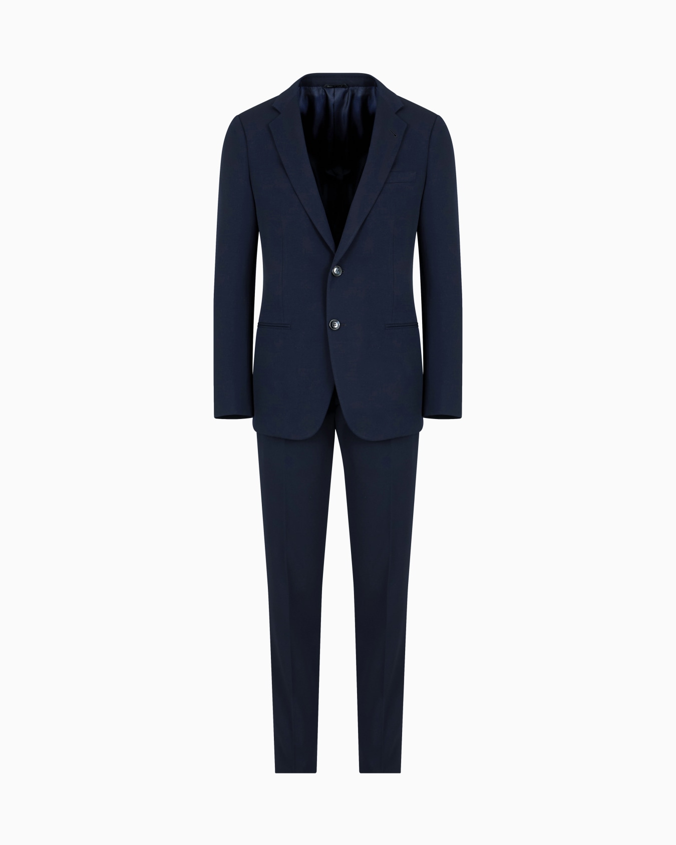 Manhattan Line stretch virgin-wool single-breasted suit Slide 0