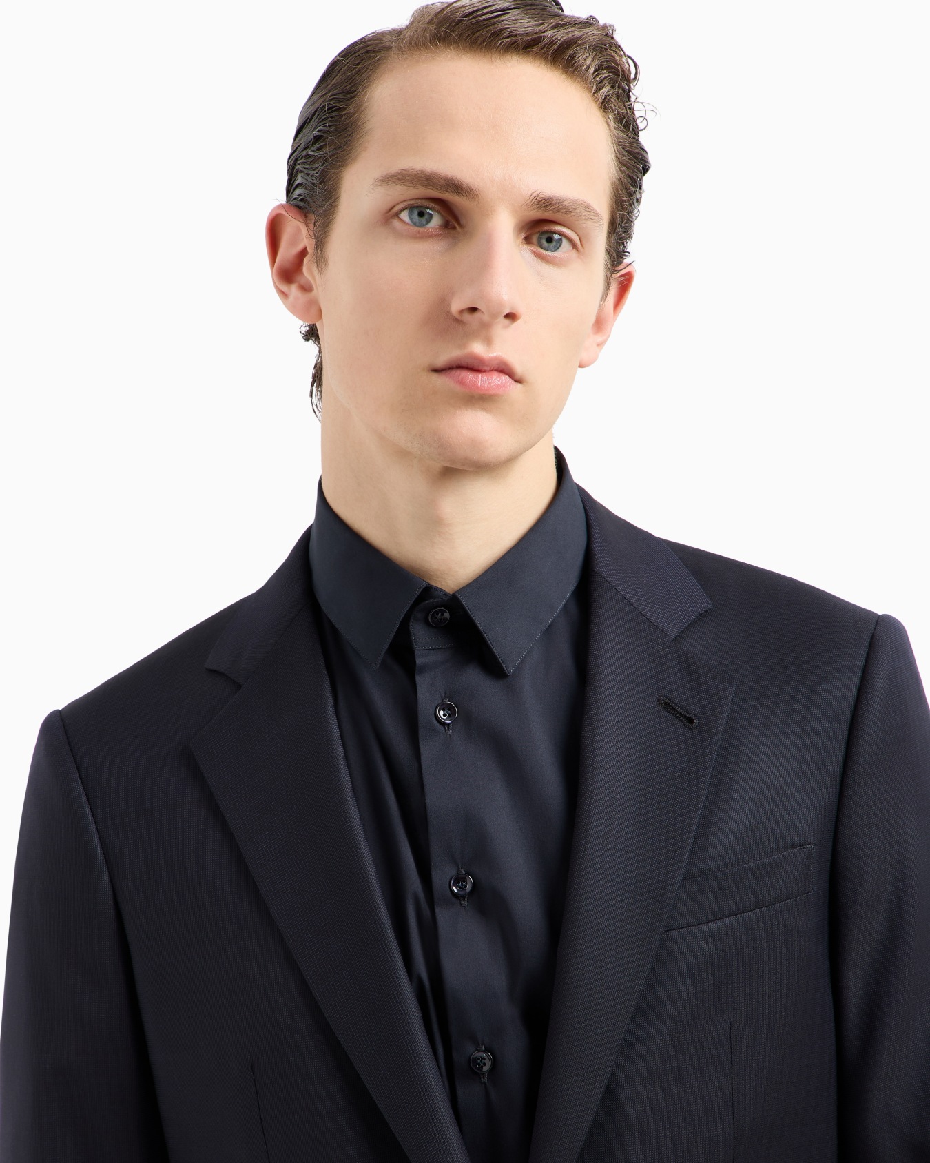Manhattan line virgin-wool single-breasted suit  Slide 4