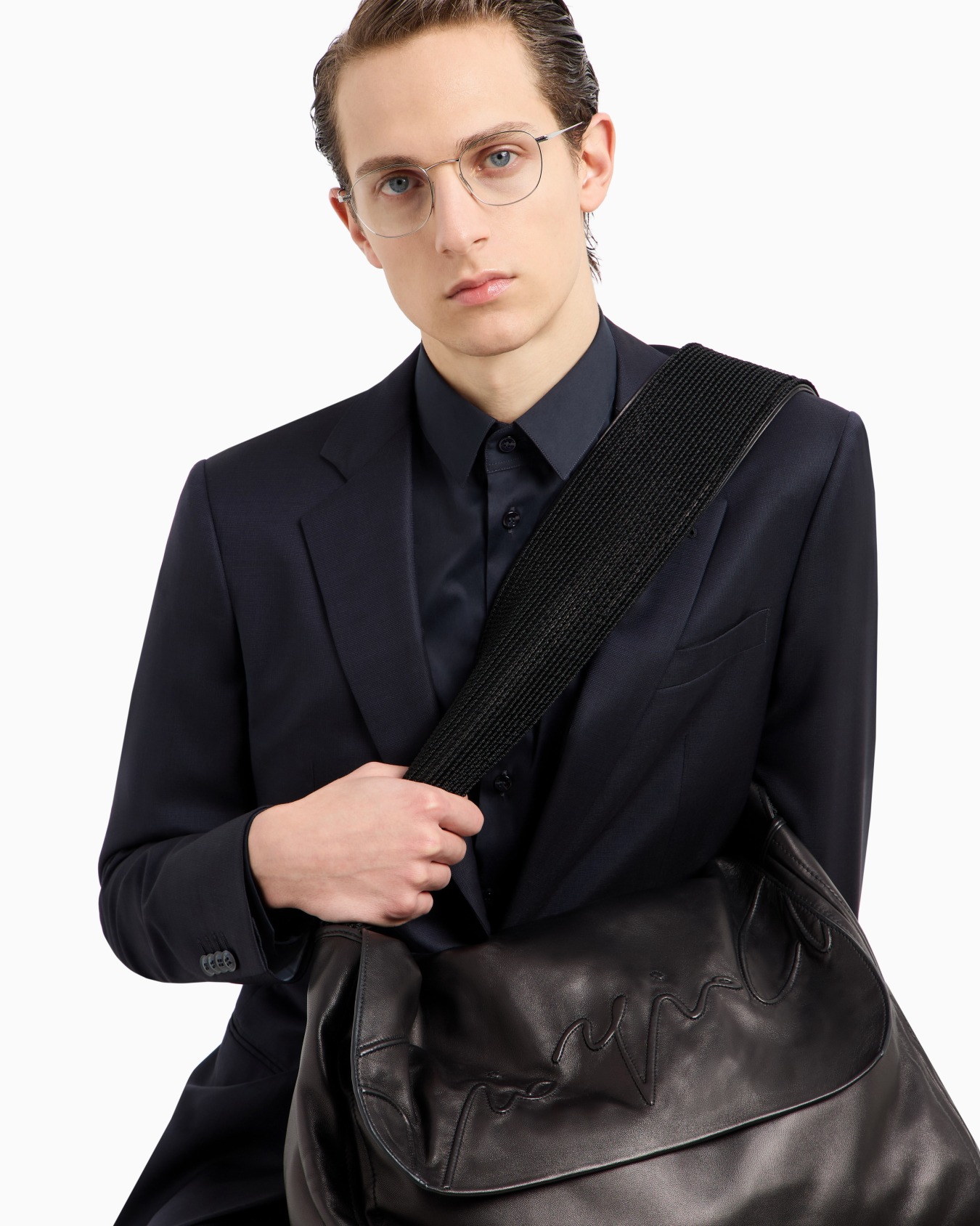 Manhattan line virgin-wool single-breasted suit  Slide 6