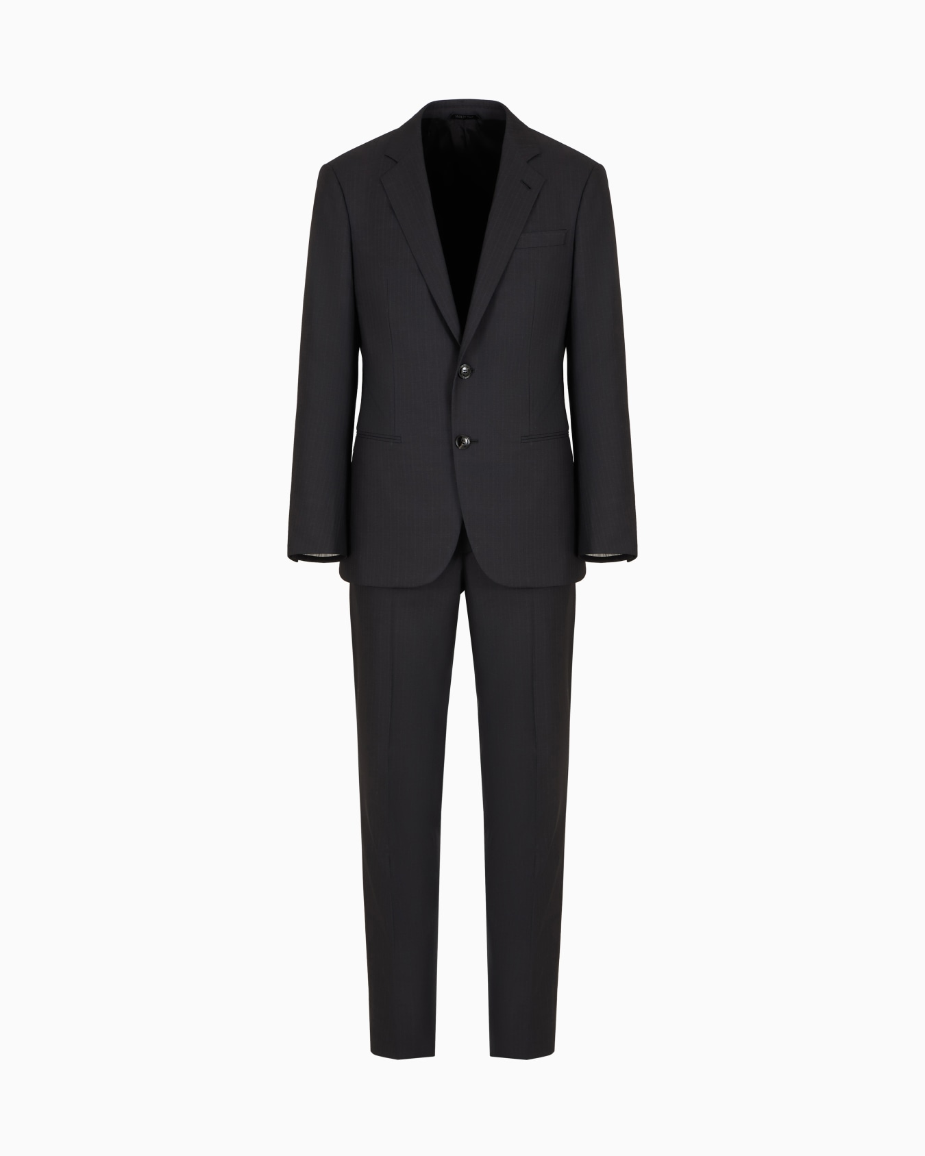 Manhattan Line pinstriped virgin-wool single-breasted suit Slide 0