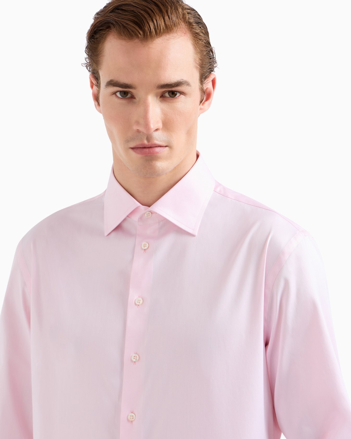Regular-fit shirt in cotton twill Slide 4