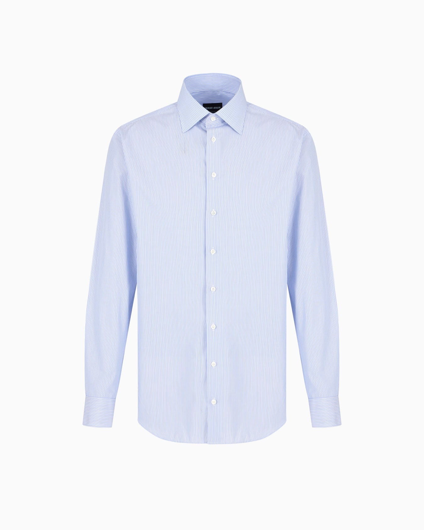 Hemd in Regular Fit aus Luxury-Baumwolle mit Streifen Folie 0