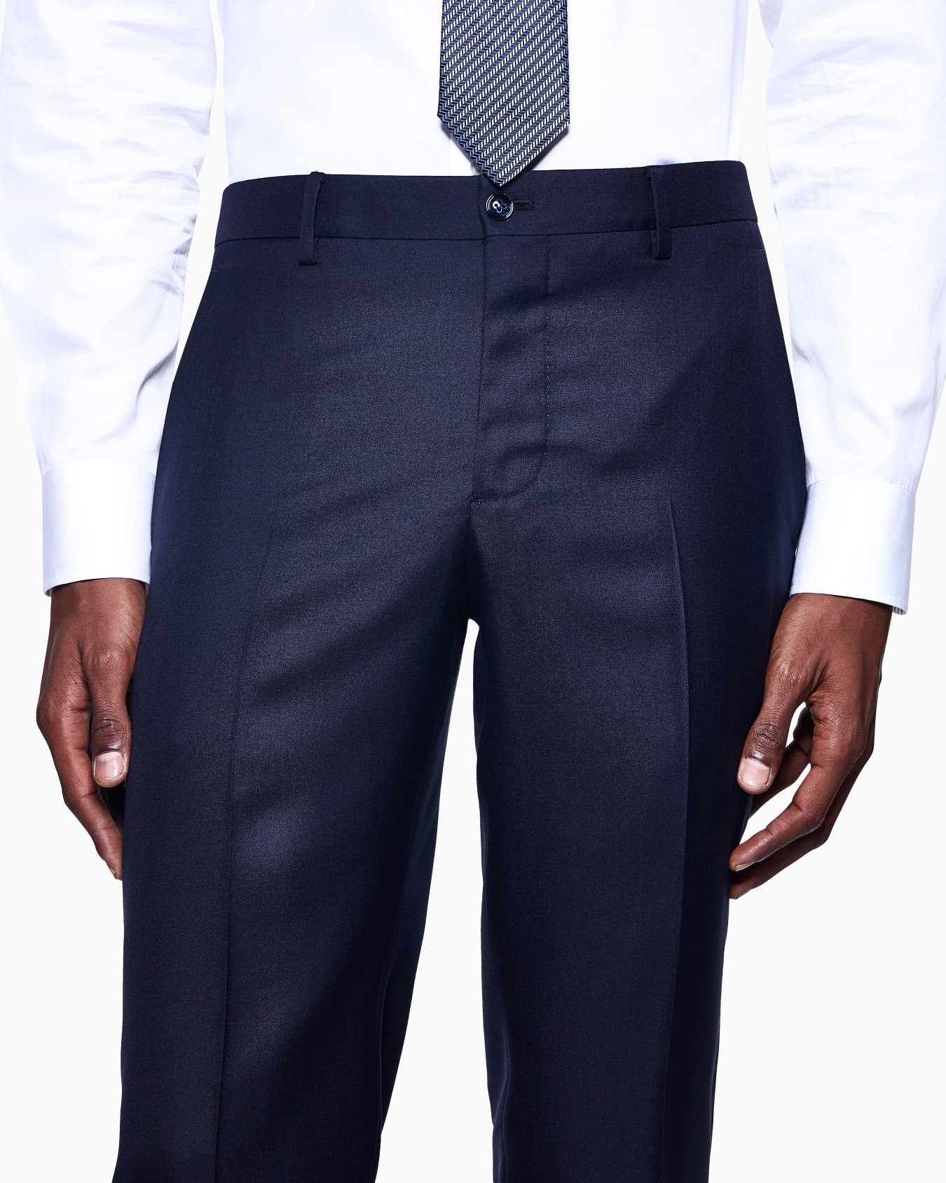 Napoli Line double-breasted suit in lightweight cashmere and silk twill Slide 4