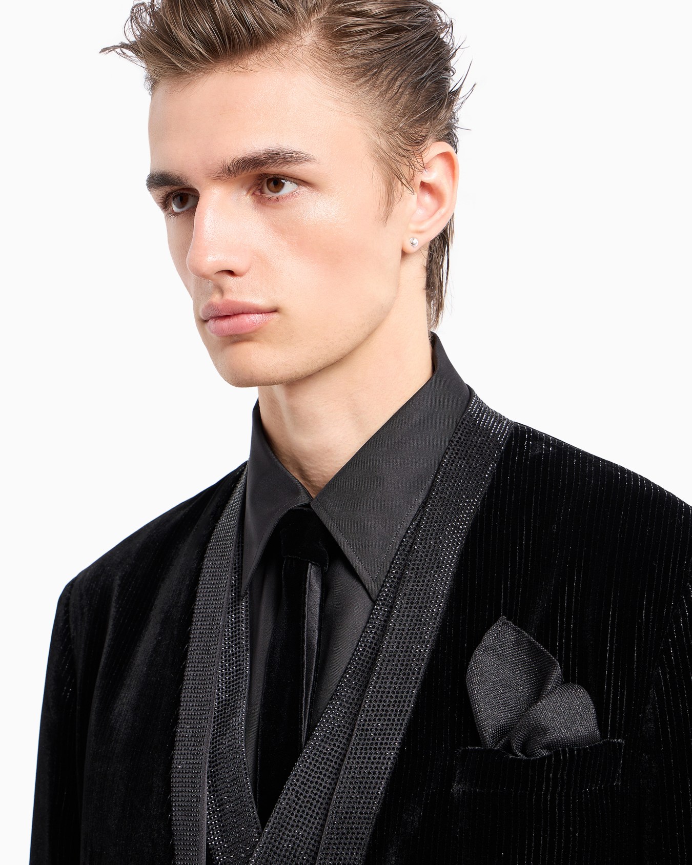 Giorgio's Camicia  regular fit in twill di seta Slide 5