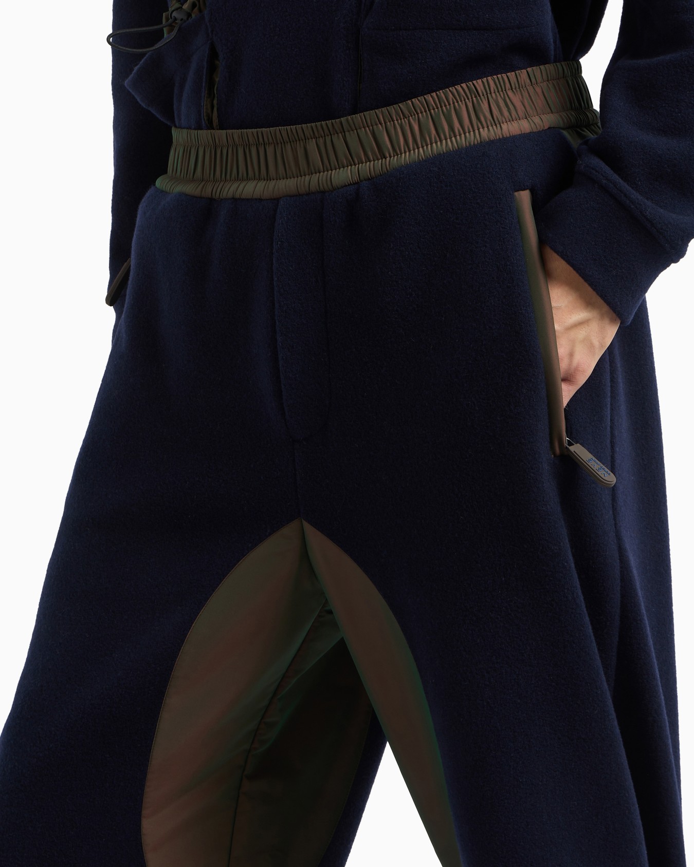 Pantalon Giorgio Armani Neve en cachemire et coton Diapositive 5
