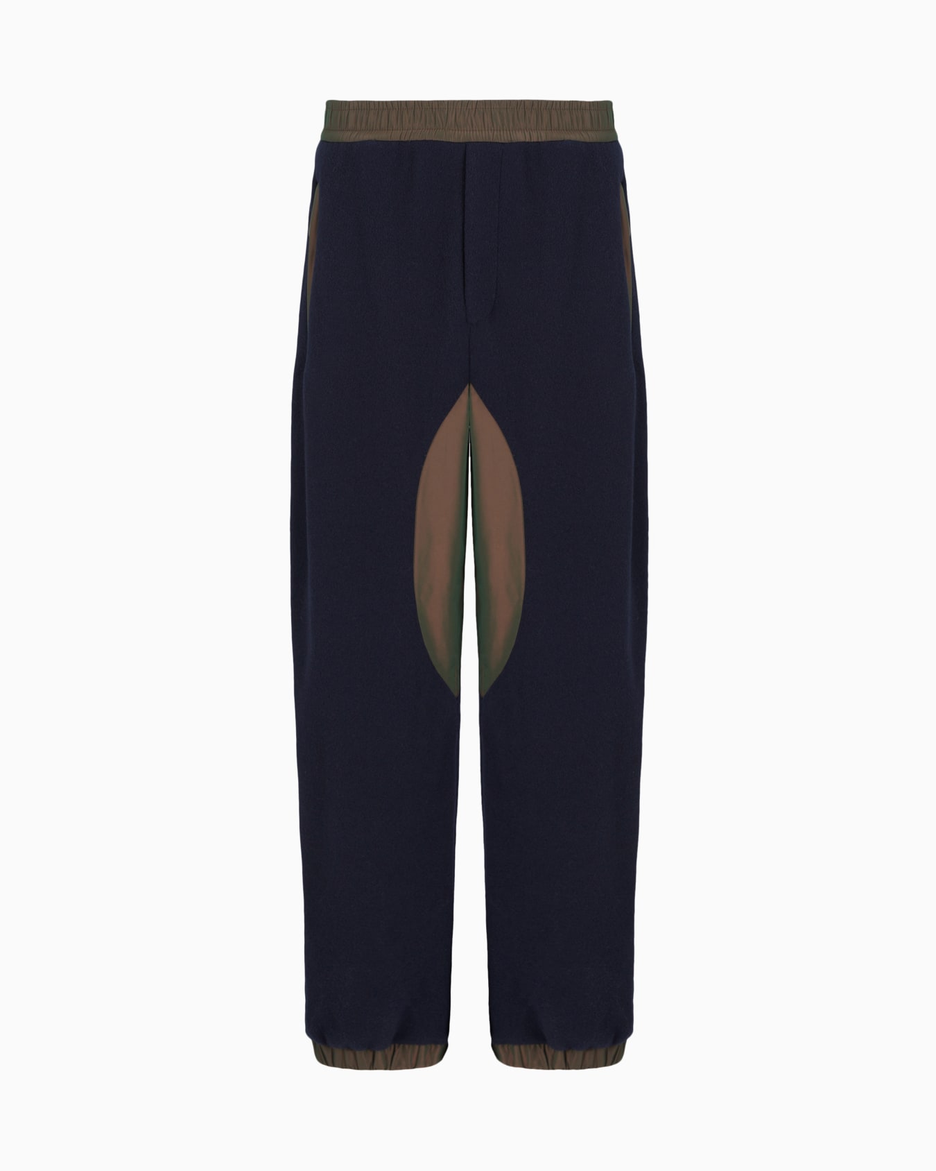 Pantalon Giorgio Armani Neve en cachemire et coton Diapositive 0