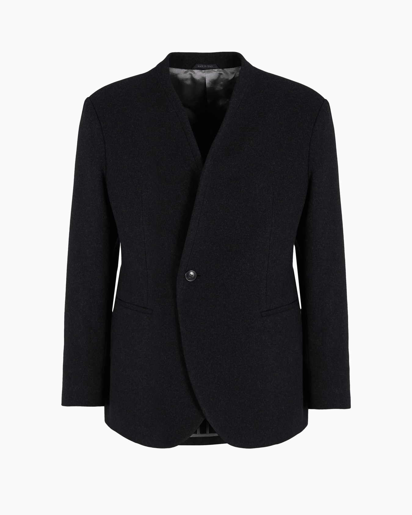 Upton line single-breasted jacket in virgin wool Slide 0