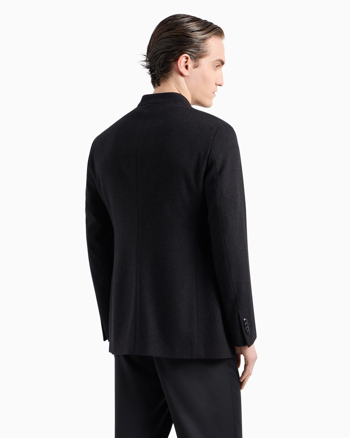 Upton line single-breasted jacket in virgin wool Slide 2