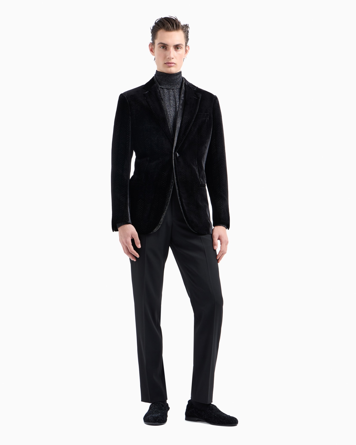 Giorgio's Dolcevita in cashmere, seta e lurex Slide 4