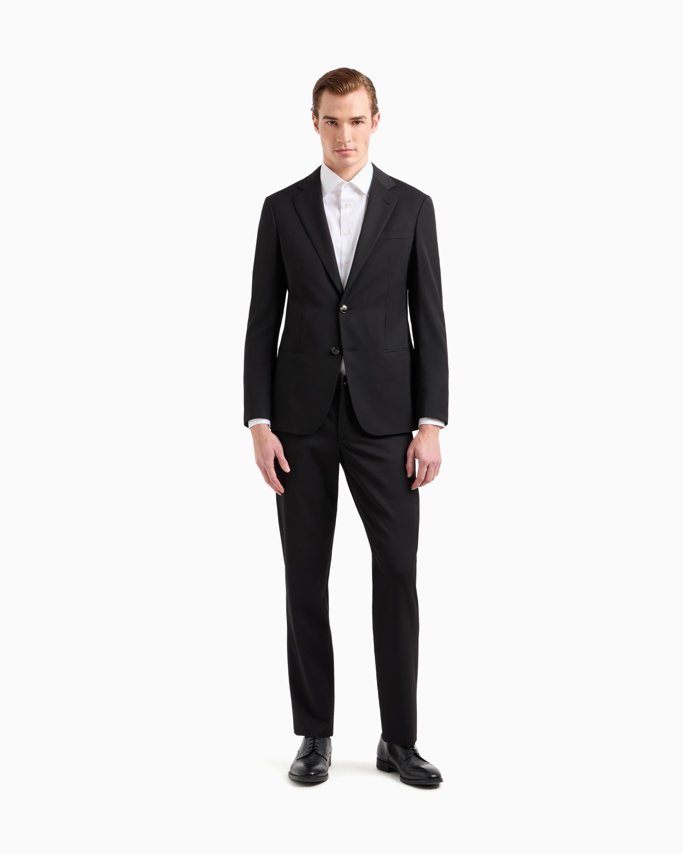 Costume à simple boutonnage gamme Soho en sergé de laine Diapositive 3