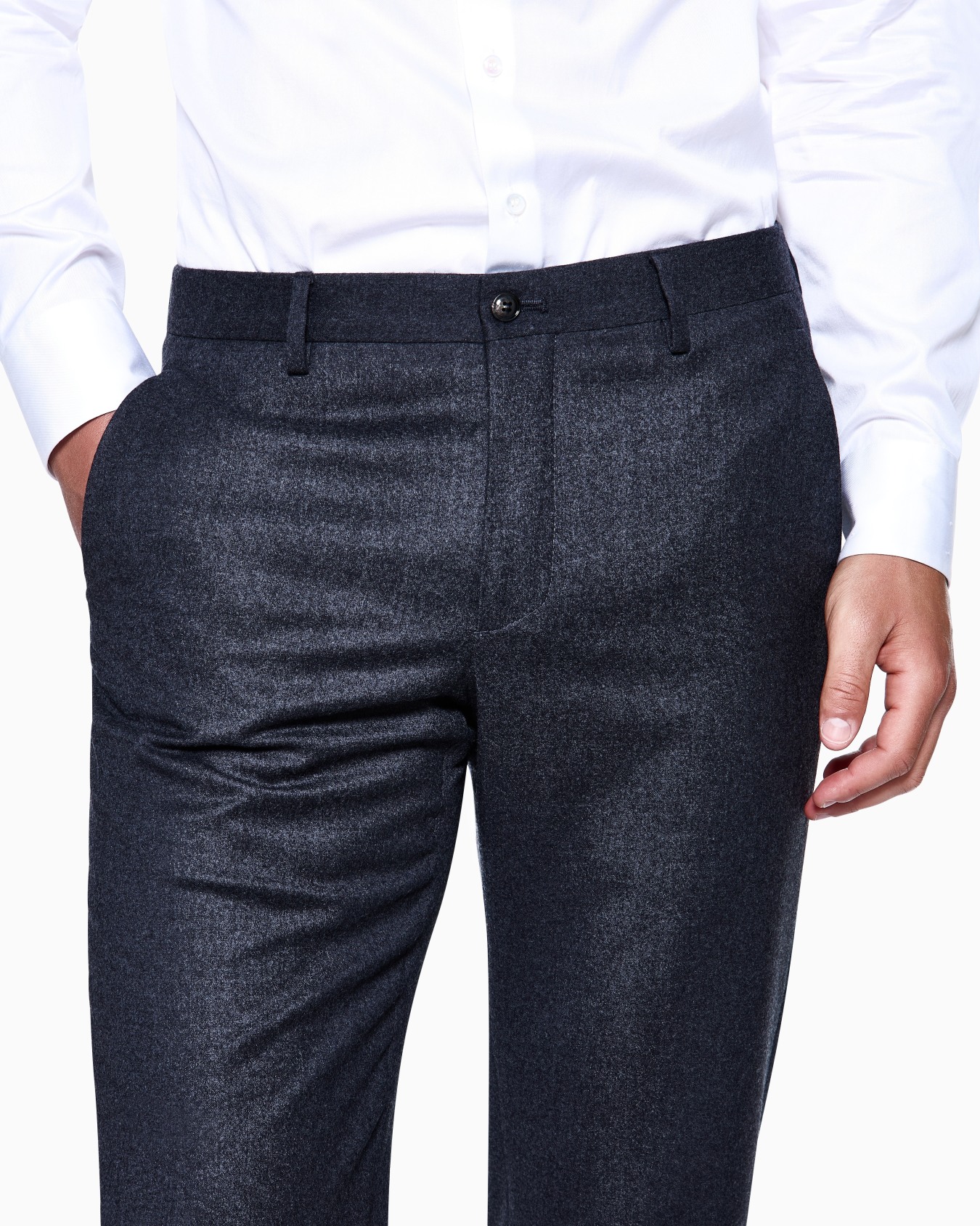 Soho Line single-breasted suit in lightweight wool flannel Slide 4
