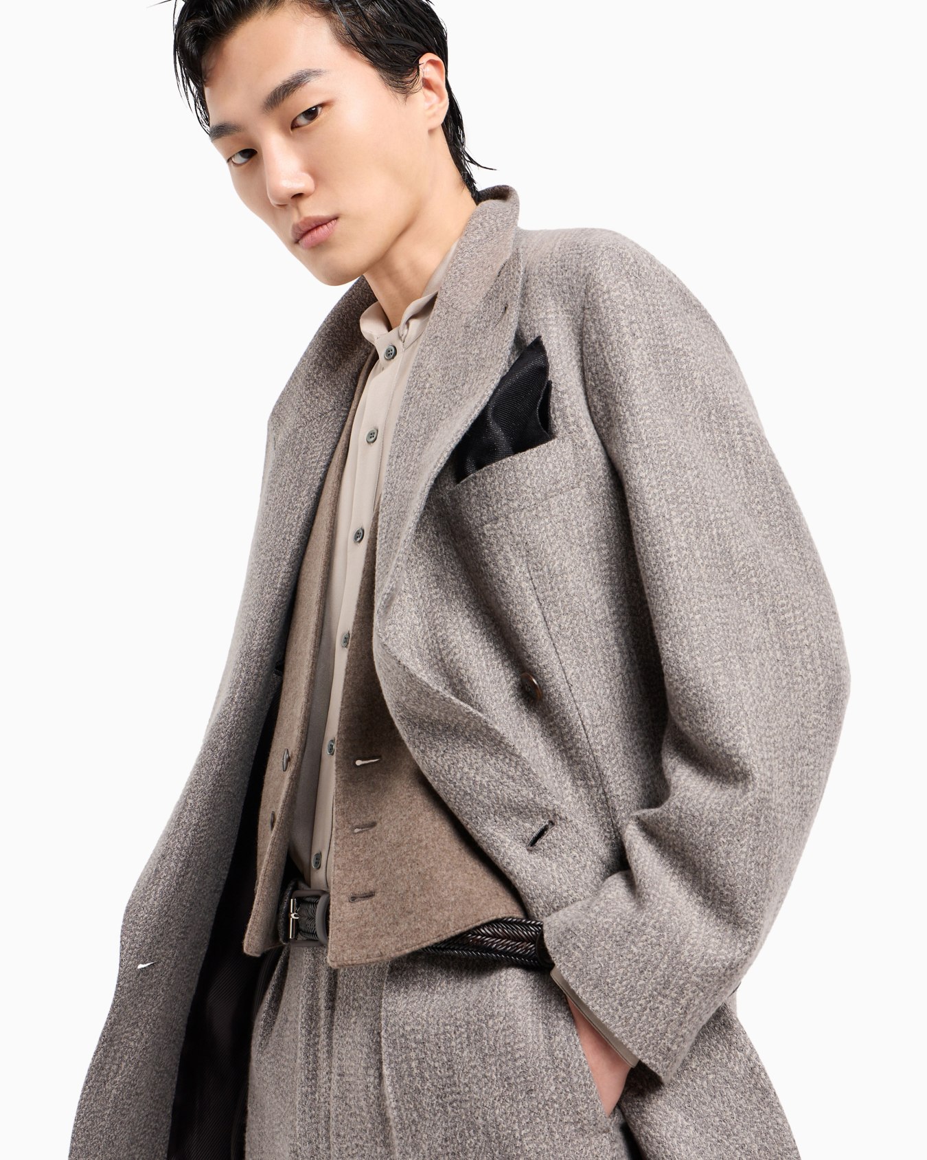 Heritage Line double-breasted jacket in a wool and viscose blend Slide 5