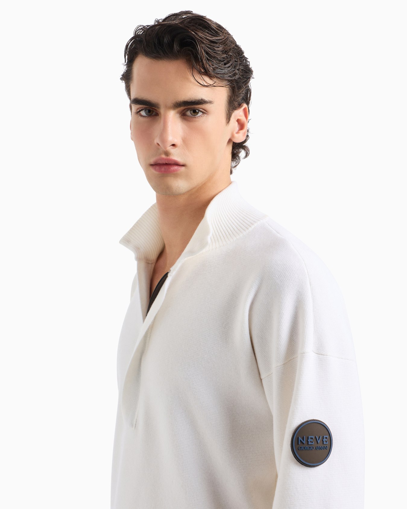 Giorgio Armani Neve cashmere mock-neck jumper Slide 5