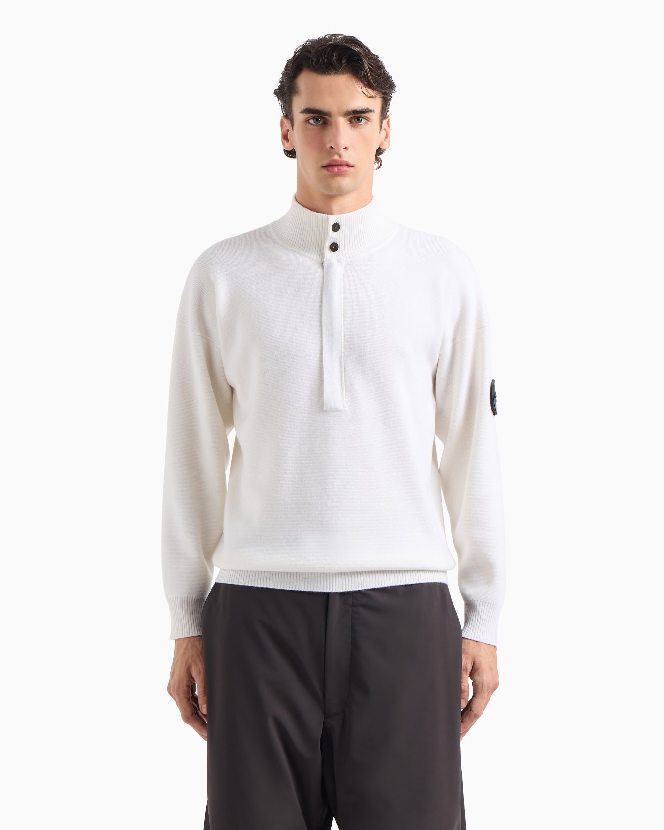 Giorgio Armani Neve cashmere mock-neck jumper Slide 4