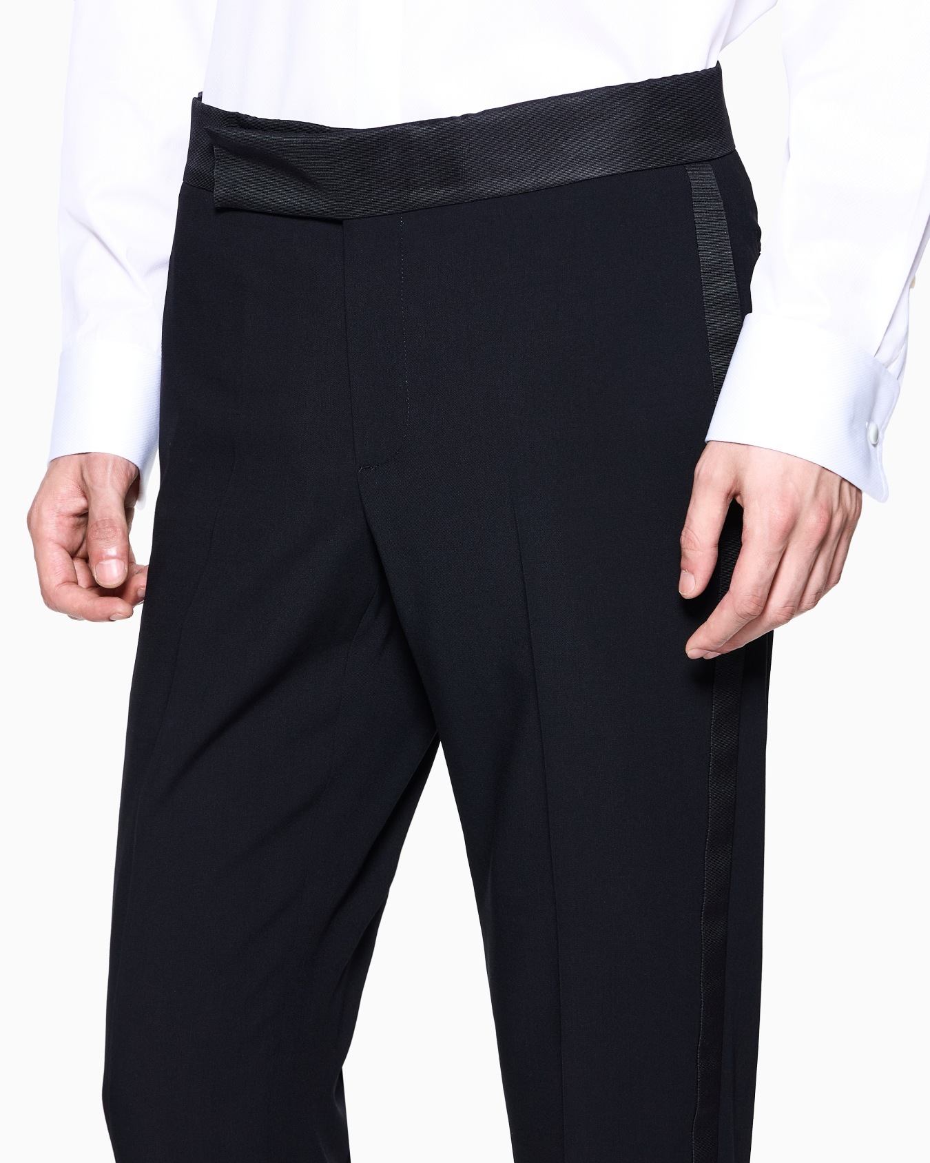 Soho Line single-breasted tuxedo in wool crêpe Slide 4