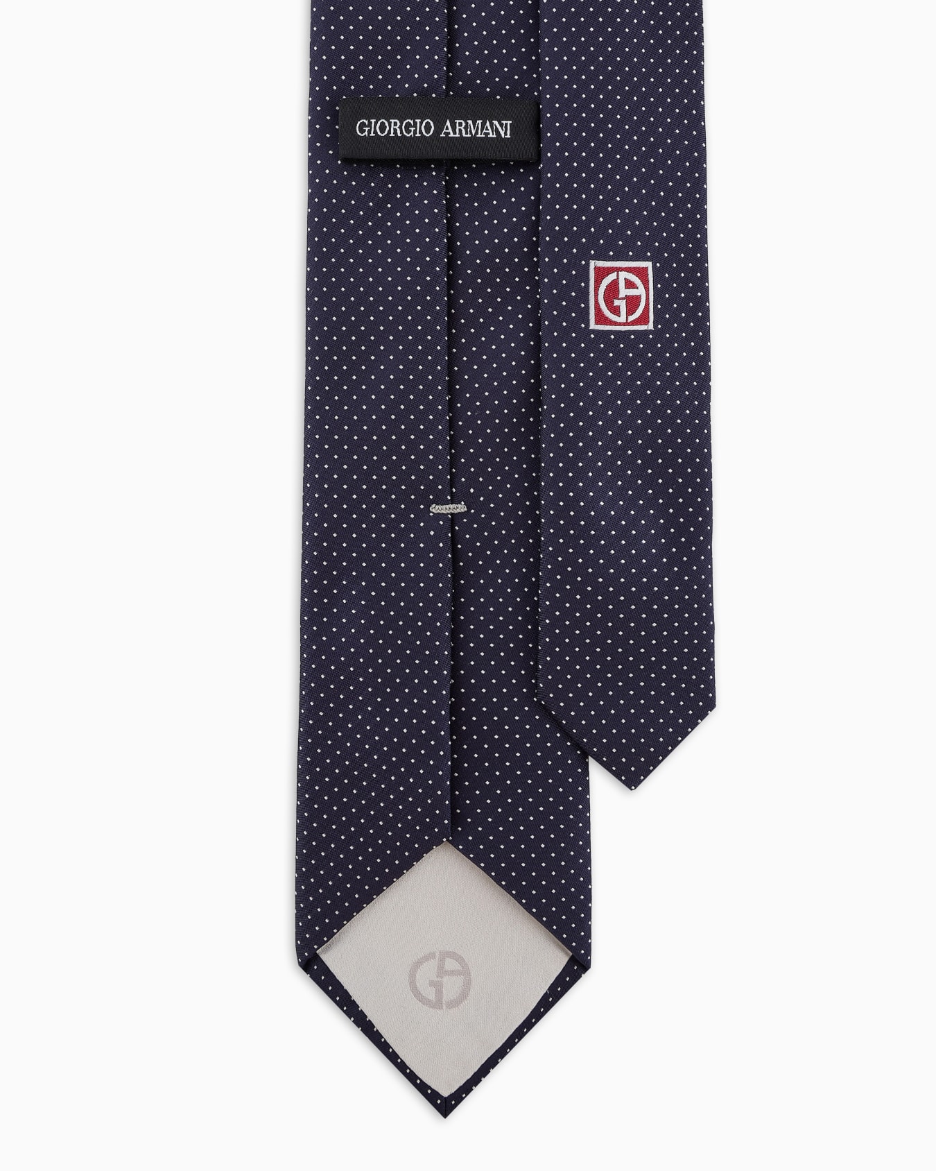 Cravate En Soie 100% Lorenzo Cana - Modèle Bleu Pigeon à Pois Bleus, Idéale Pour Mariage Ou Bureau