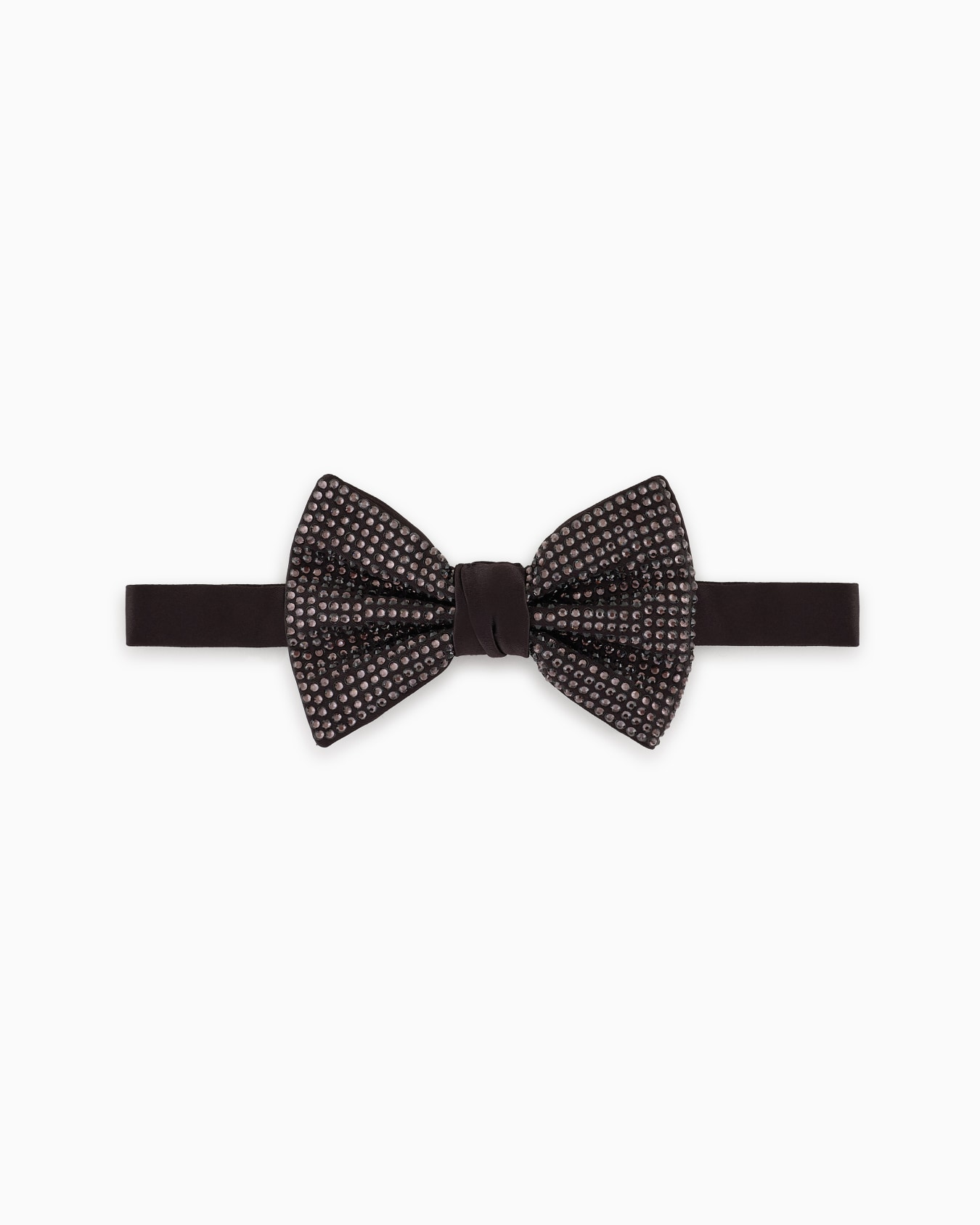 Silk and rhinestone knotted bow tie Diapositiva 0