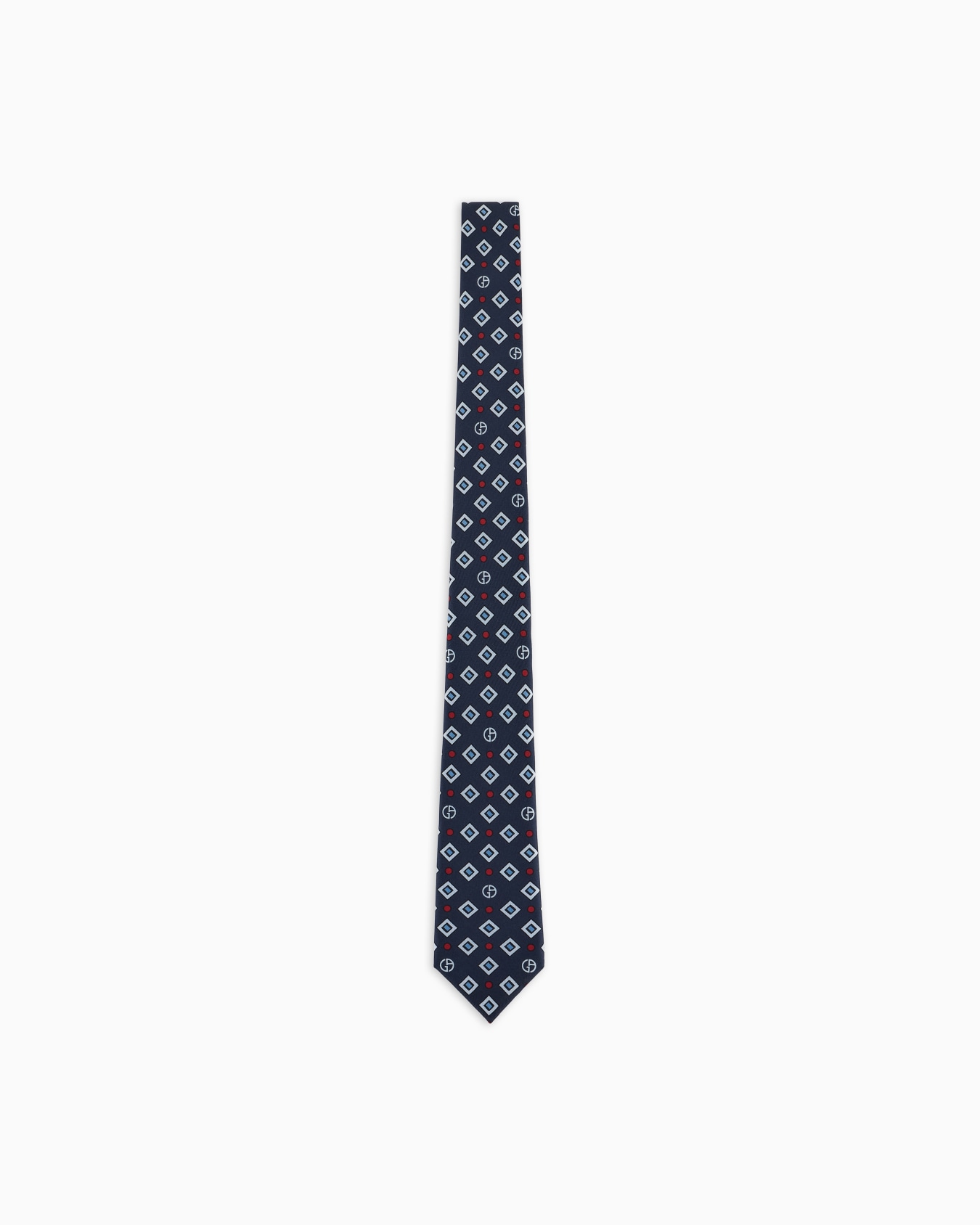 Corbata de seda estampada Diapositiva 0