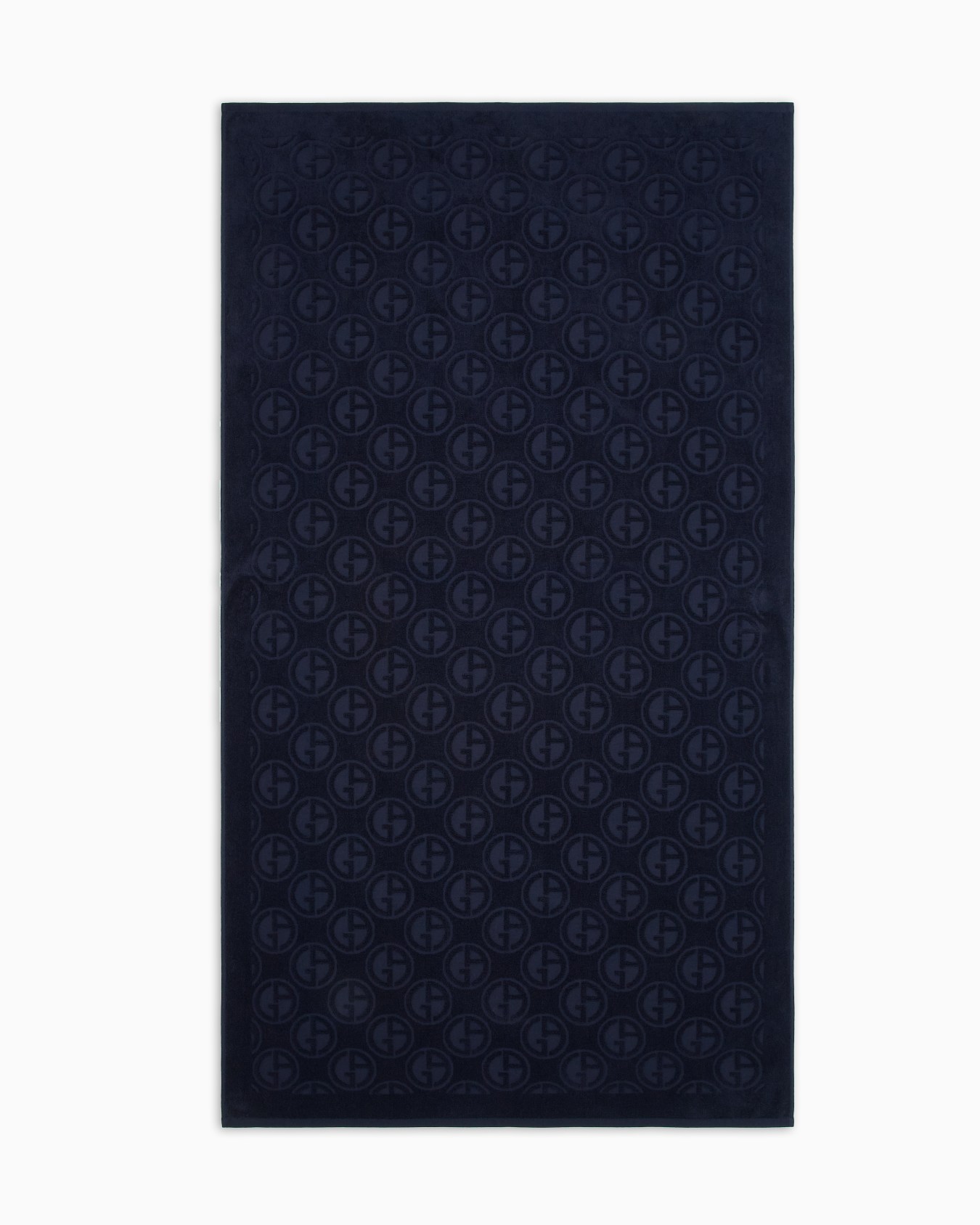 Beach towel in monogram terry cotton Slide 0