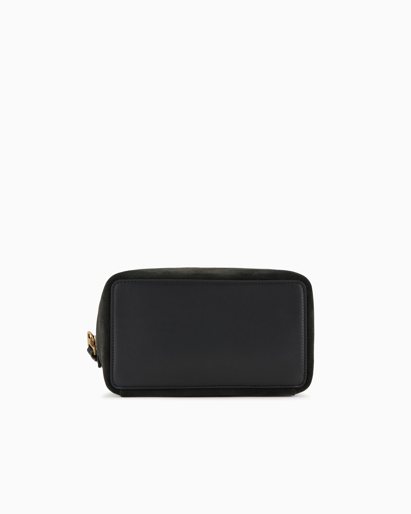 Trousse de toilette en cuir suédé avec fermeture zippée Diapositive 1