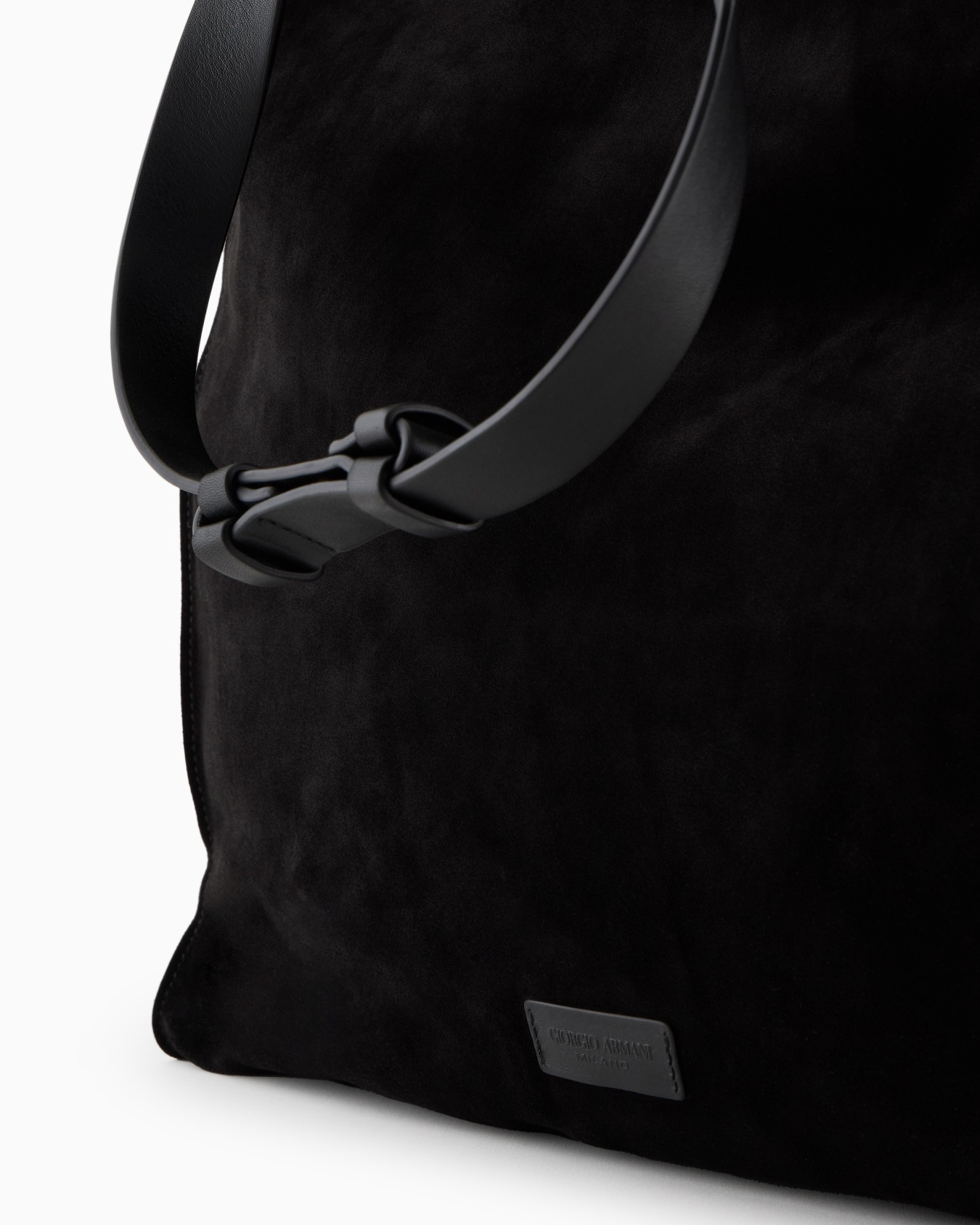 Suede and leather shopper Slide 4