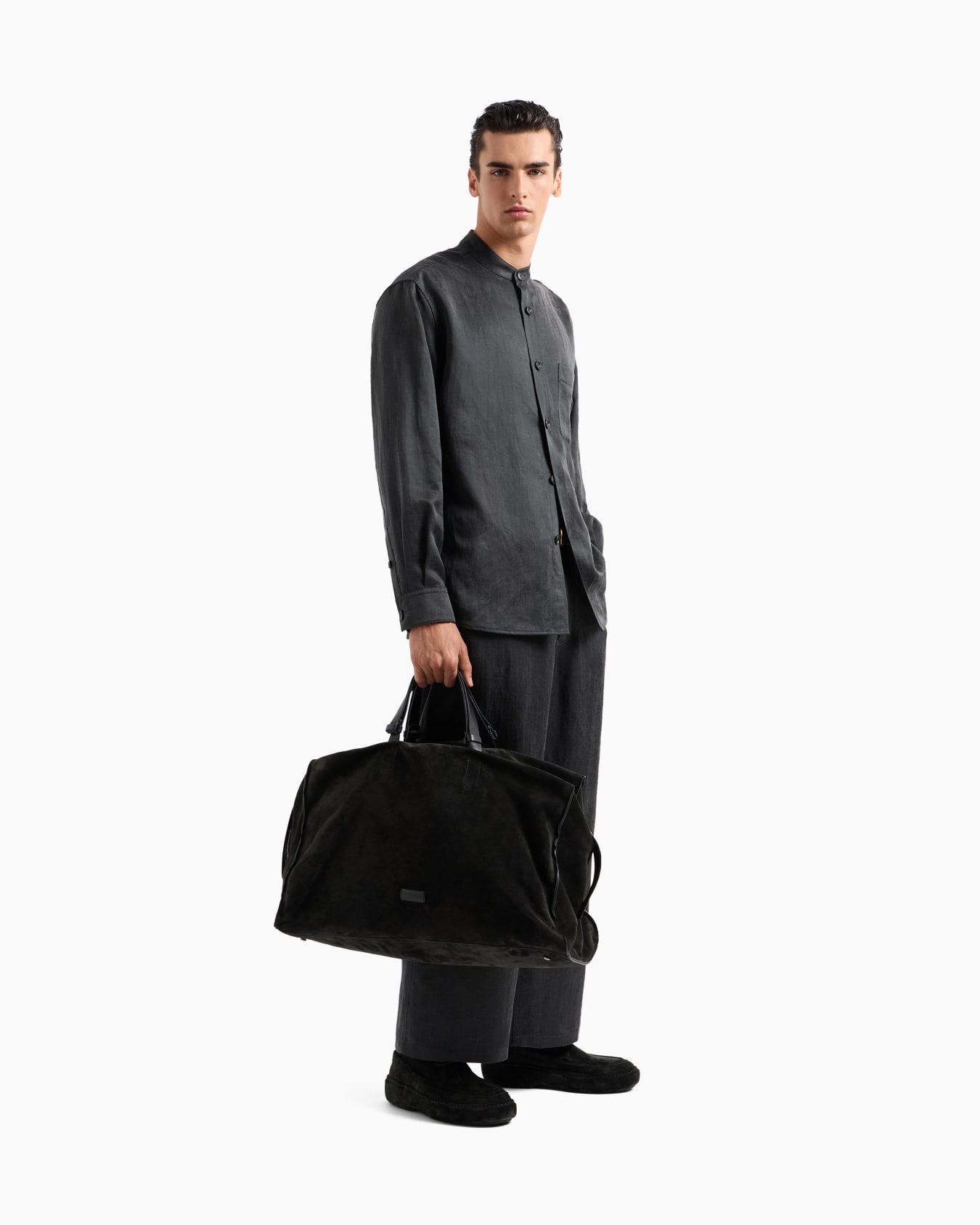 Suede duffel bag  Slide 5