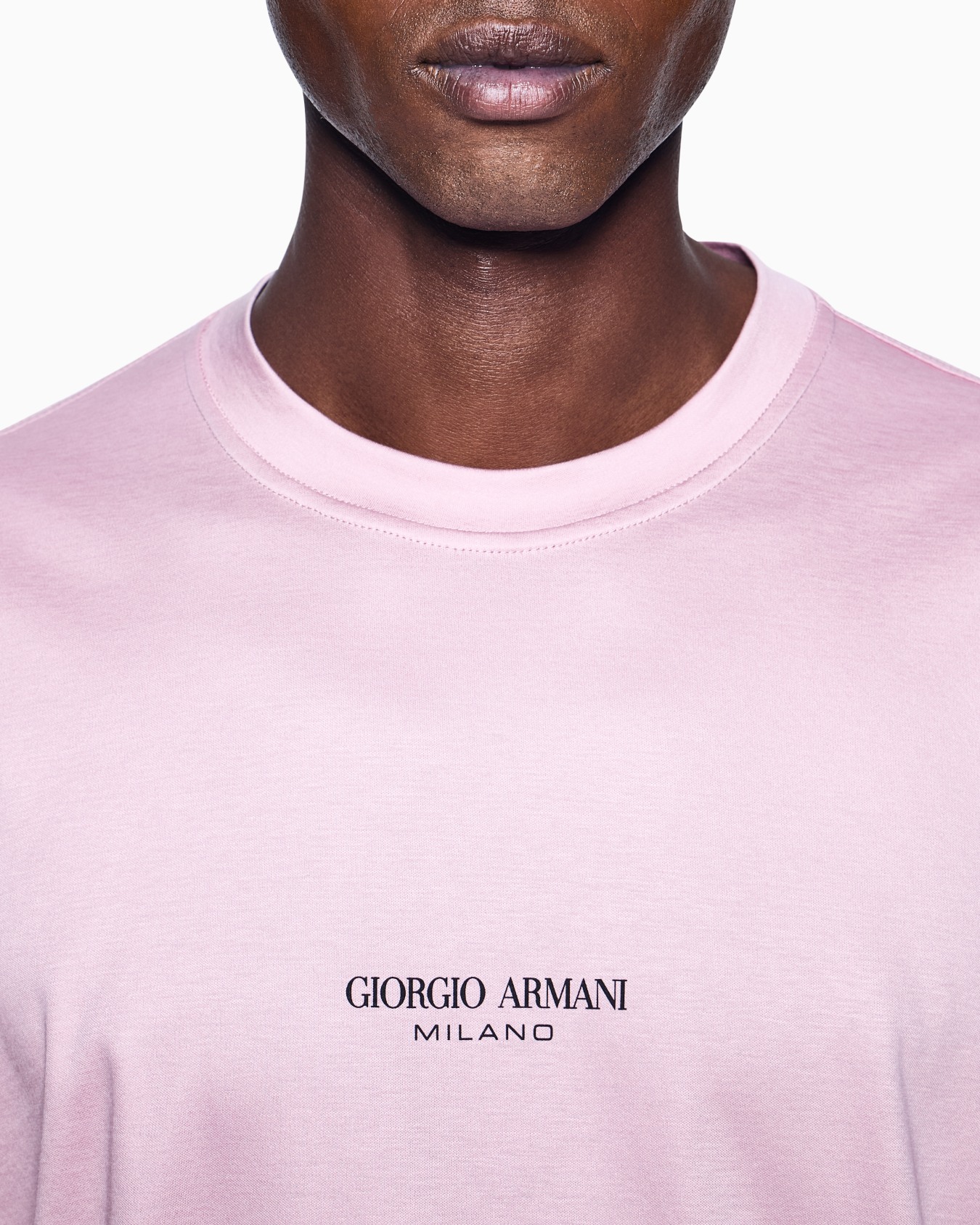 Cotton interlock crew-neck T-shirt Slide 4