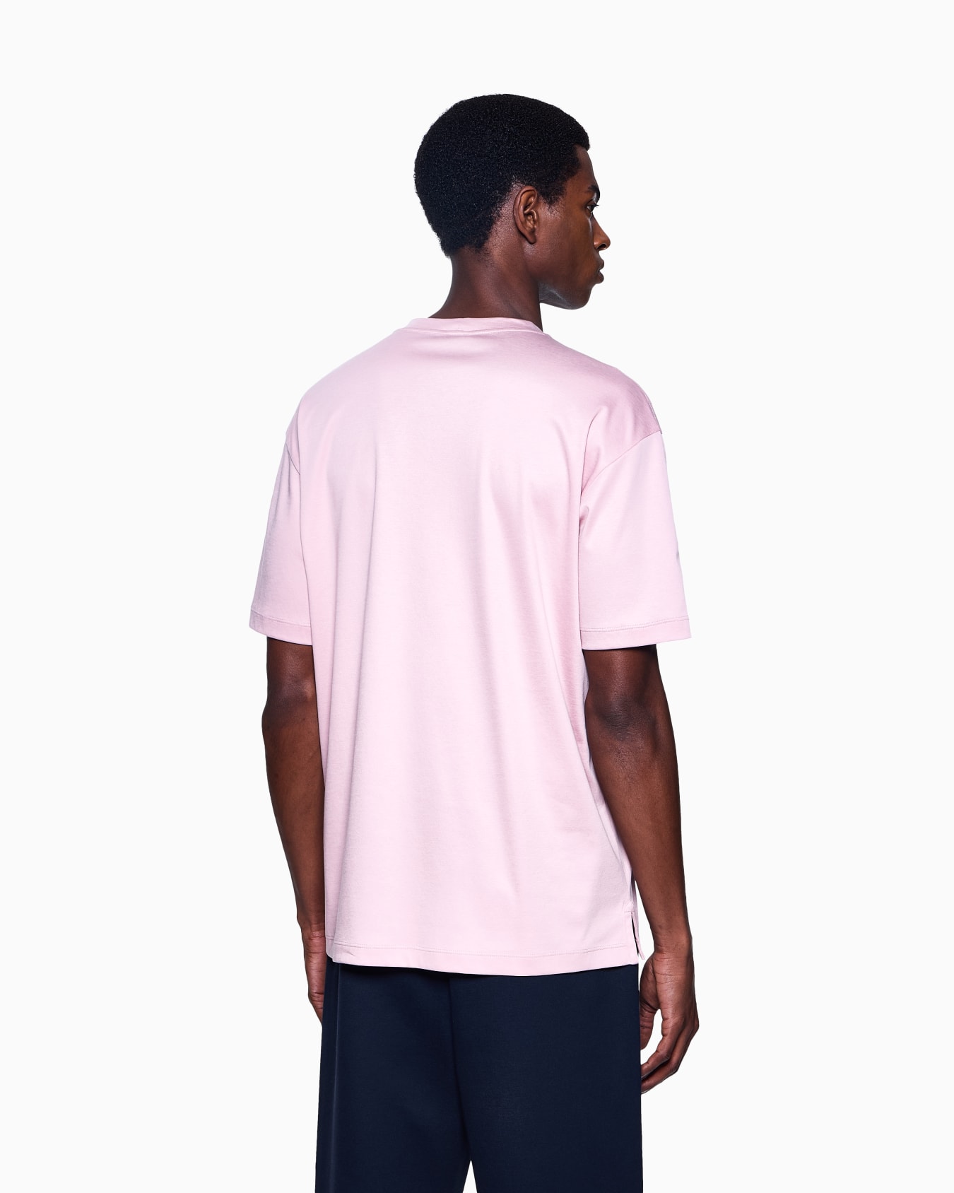 Cotton interlock crew-neck T-shirt Slide 2
