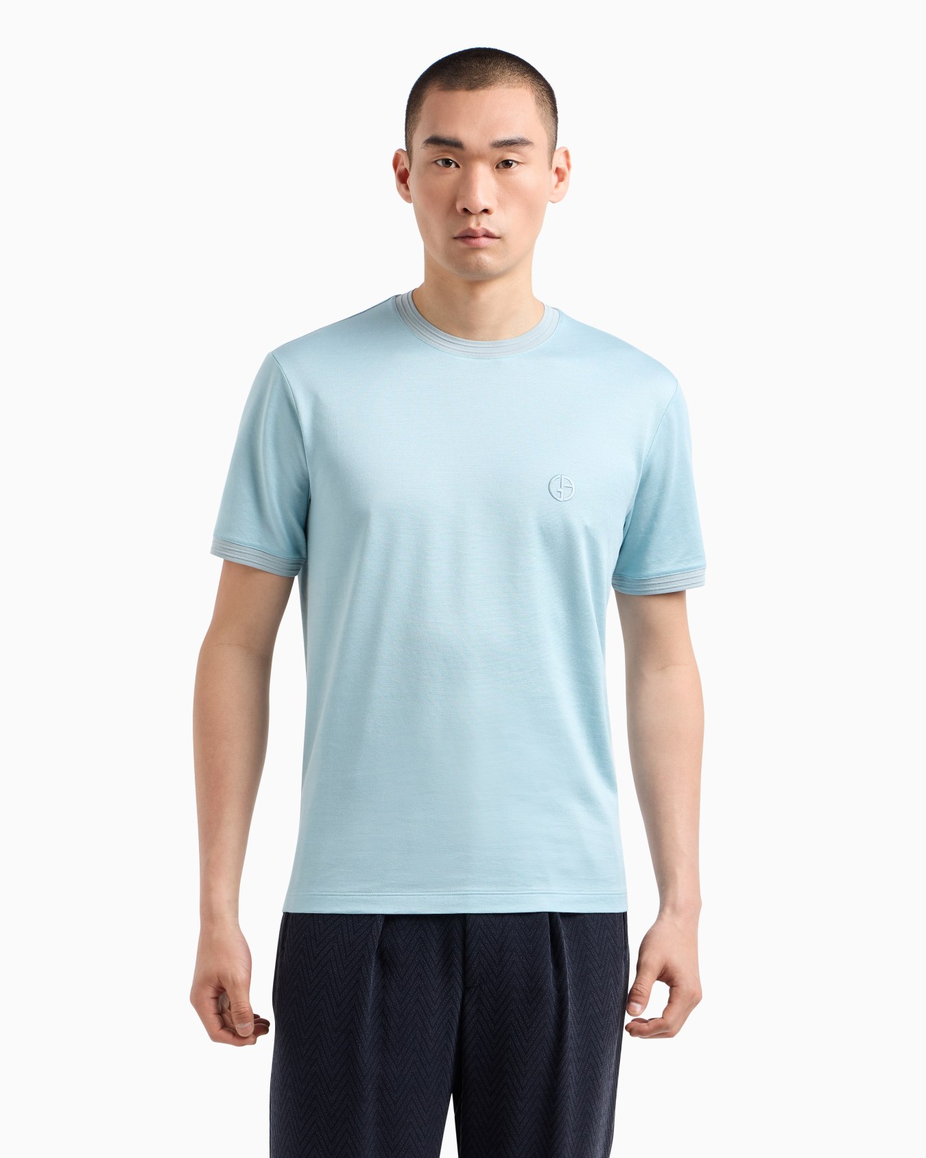 Oversized silk, linen and cotton T-shirt Slide 3