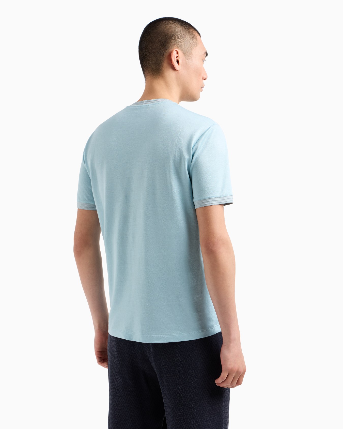 Oversized silk, linen and cotton T-shirt Slide 2