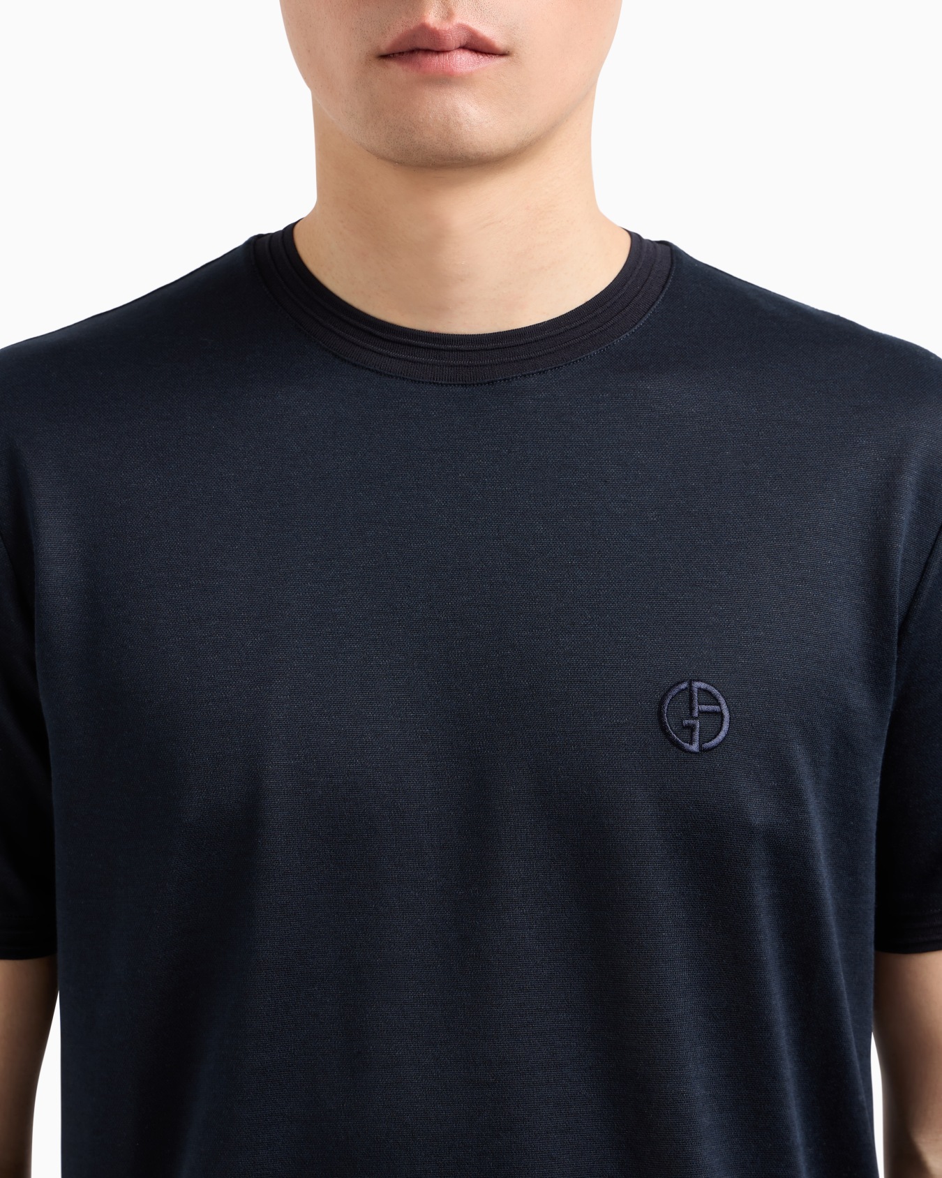 T-shirt over in seta, lino e cotone Slide 4