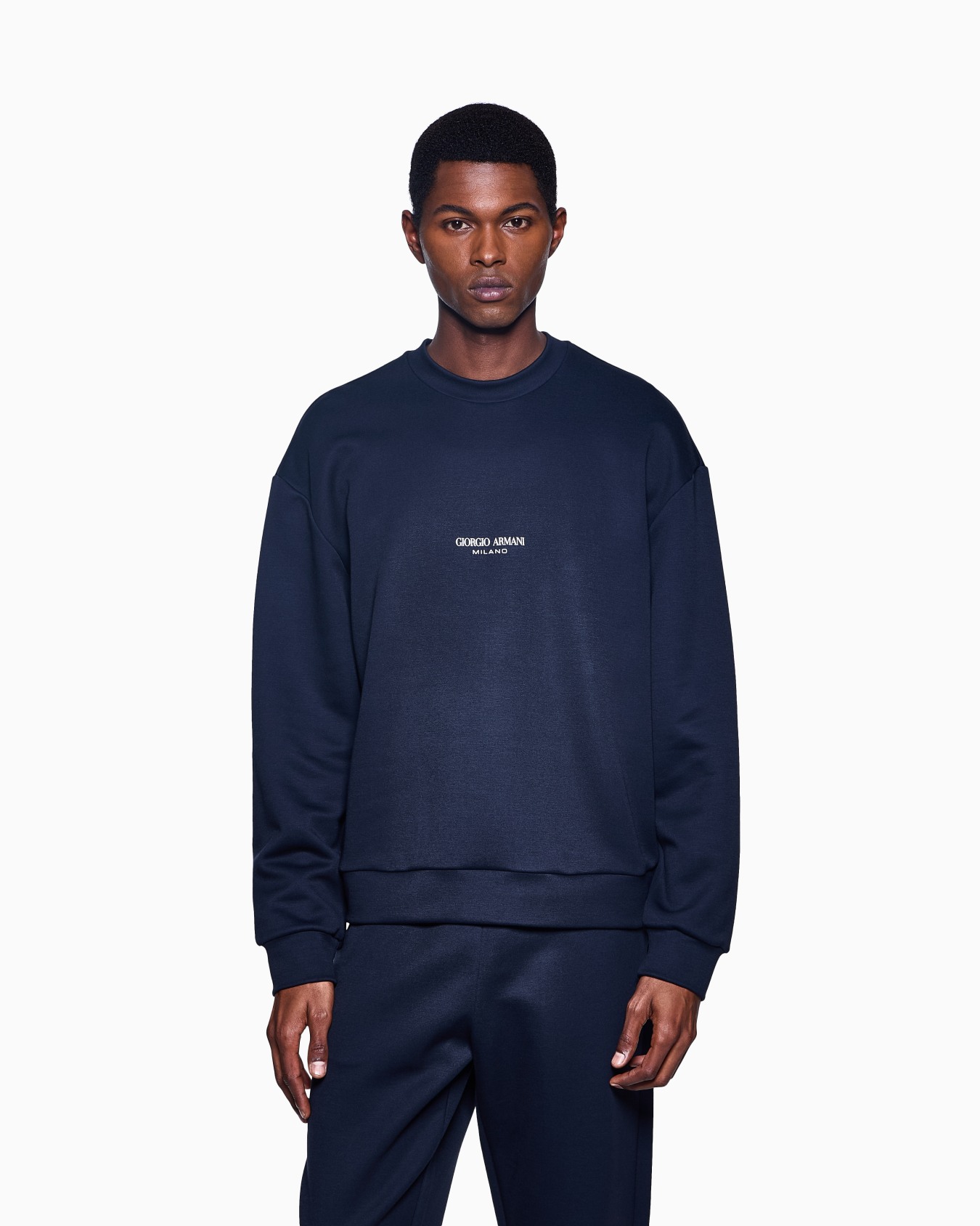 Sweat-shirt ras-du-cou en jersey de micro modal Diapositive 3