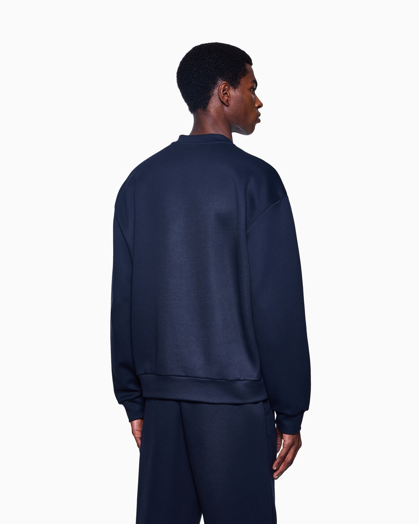 Sweat-shirt ras-du-cou en jersey de micro modal Diapositive 2