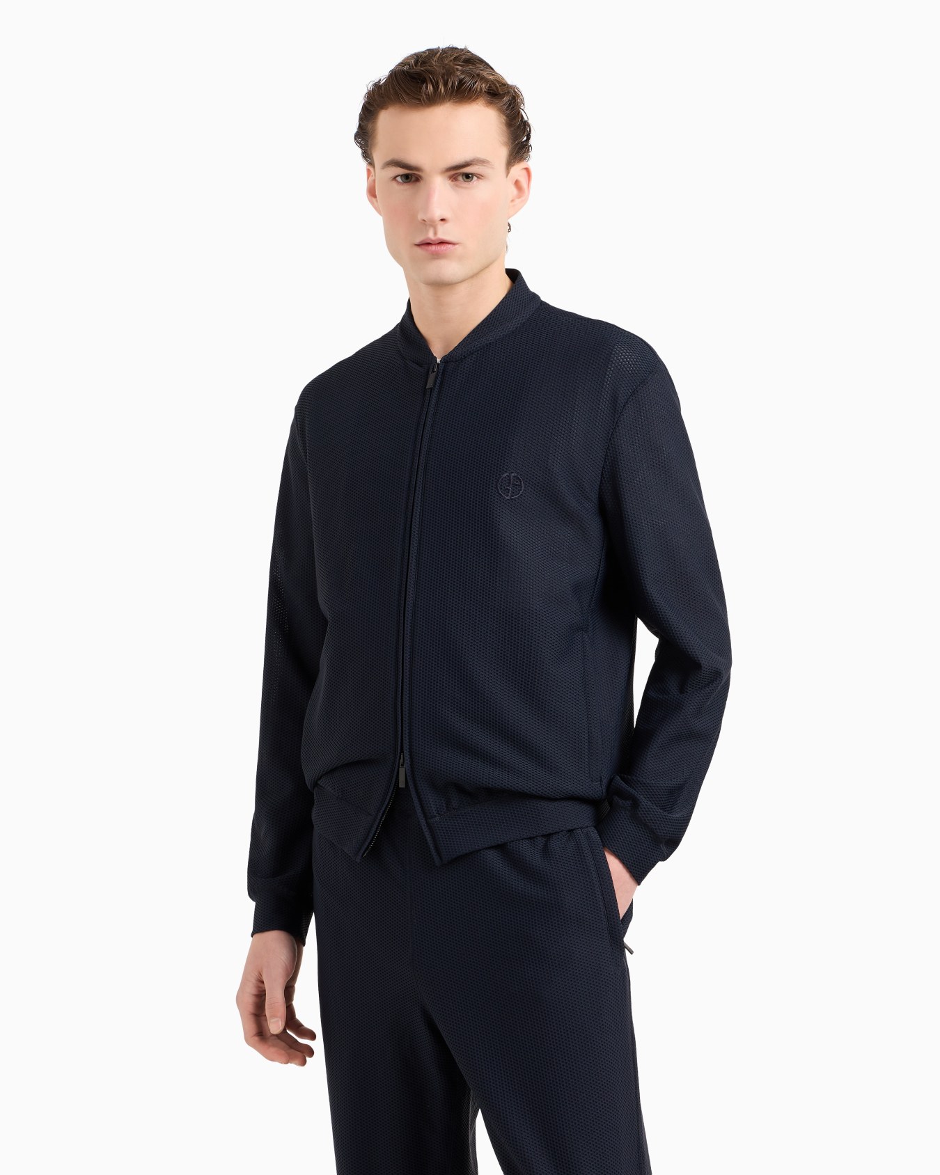 Blouson en tissu gaufré technique Diapositive 3
