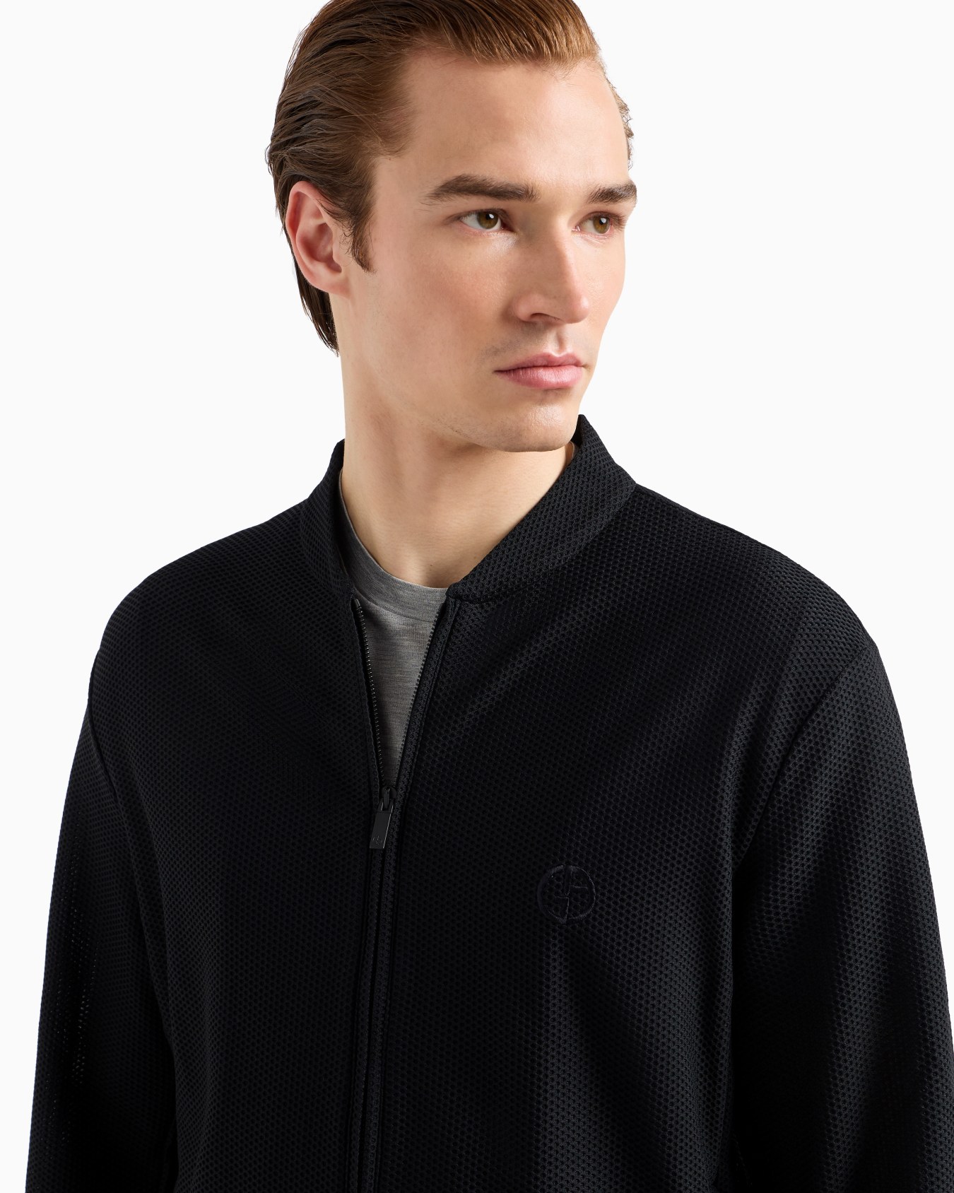 Technical waffle blouson Slide 4