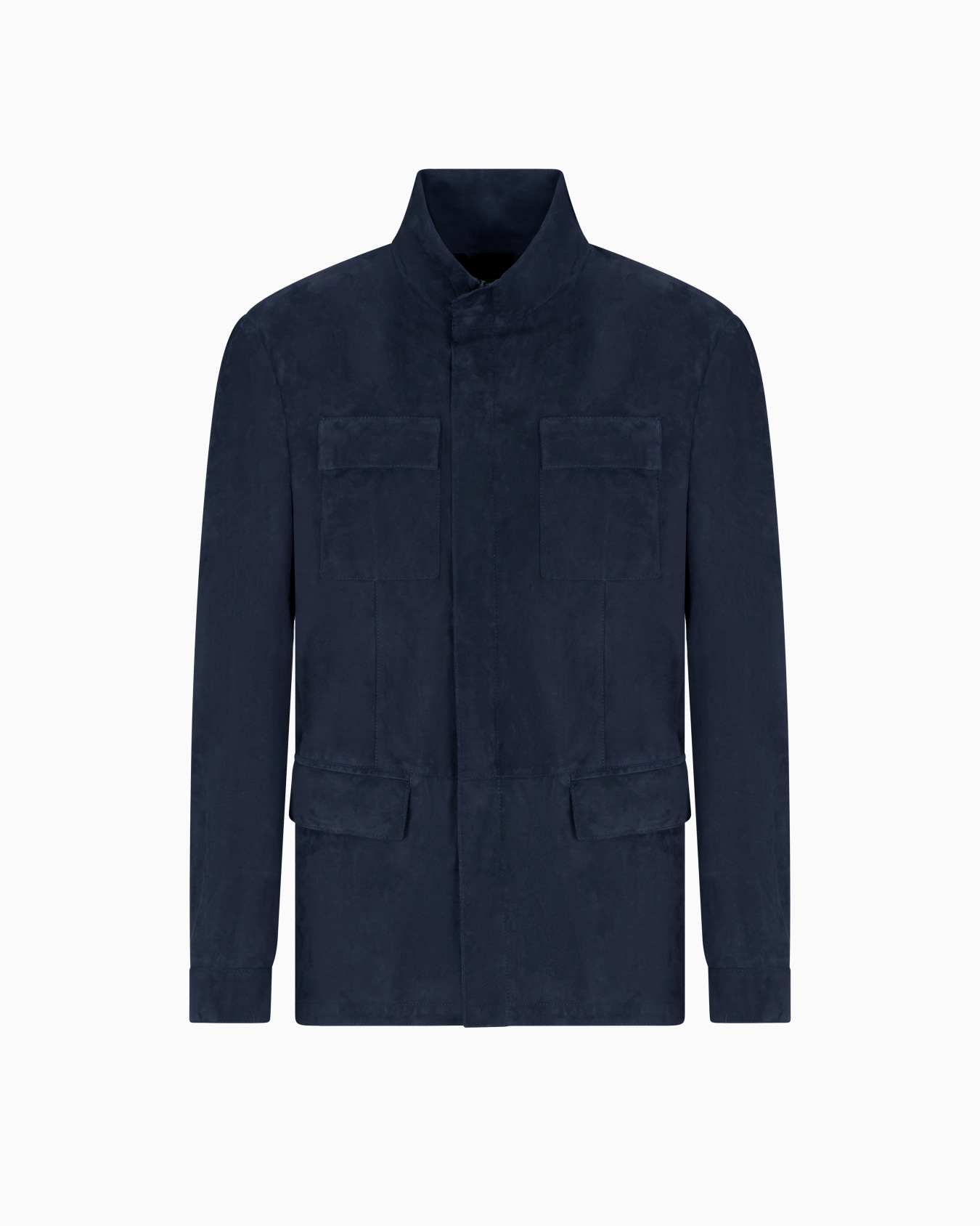 Veste safari en suède Diapositive 0