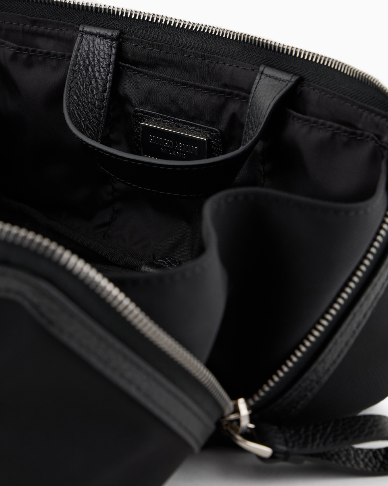 Beauty case in nylon e pelle granata ASV Slide 2