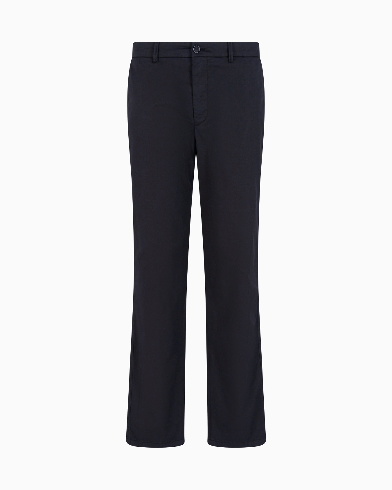 Flat-front trousers in stretch-cotton gabardine Slide 0