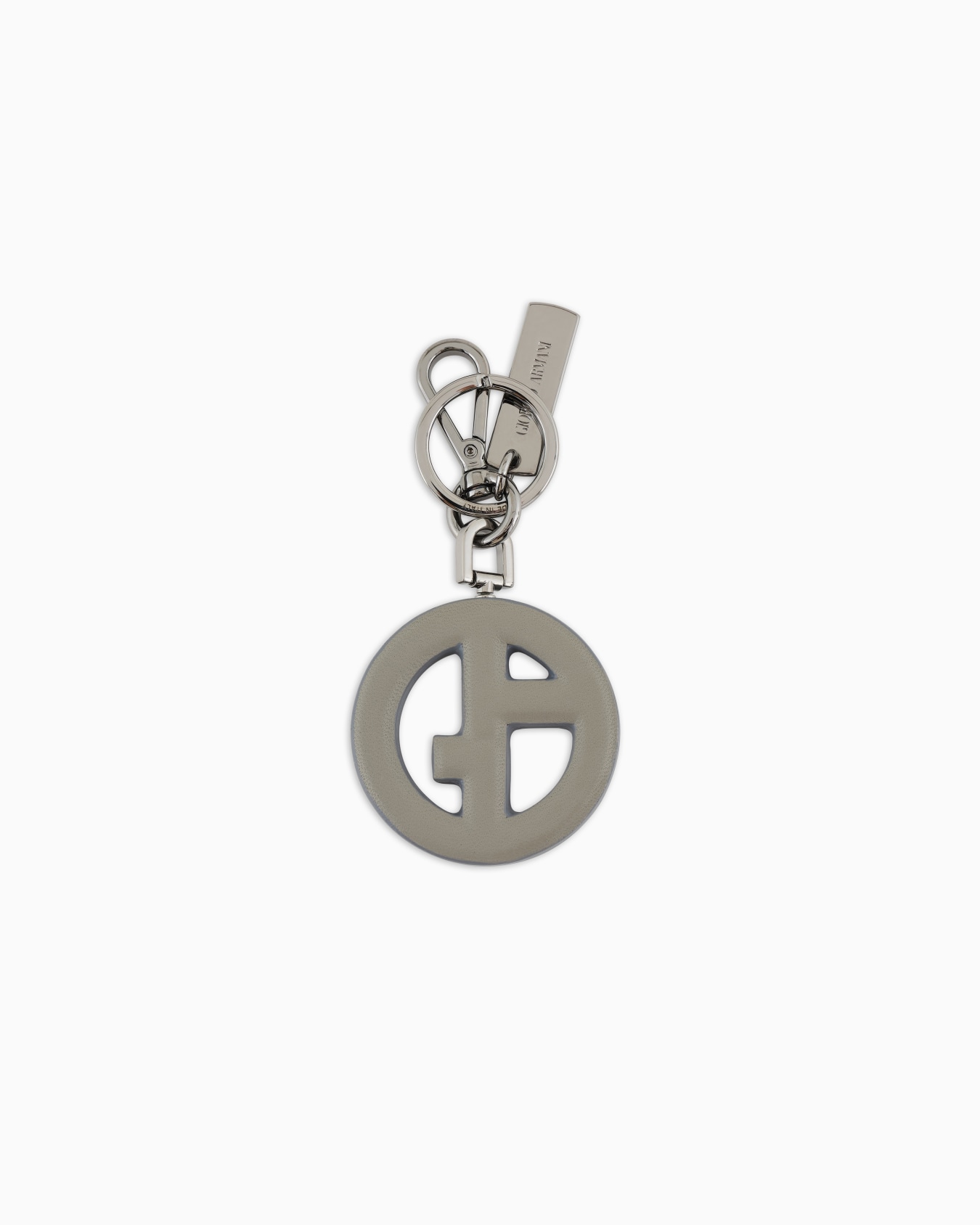 Porte-clés en nappa avec logo GA Diapositive 0
