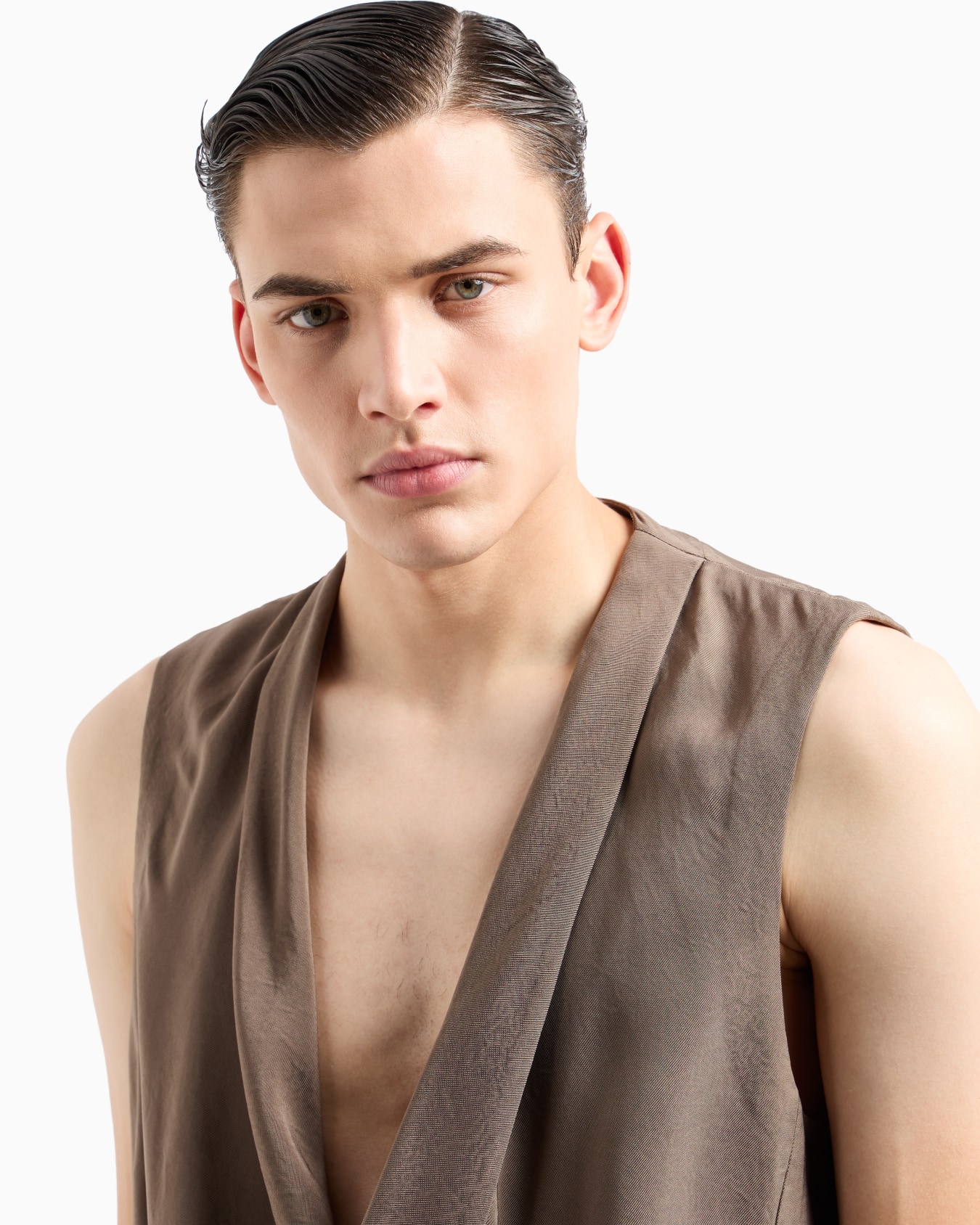 Gilet croisé en viscose Diapositive 4
