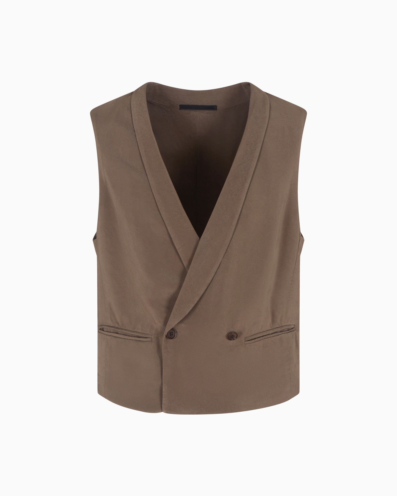 Gilet croisé en viscose Diapositive 0