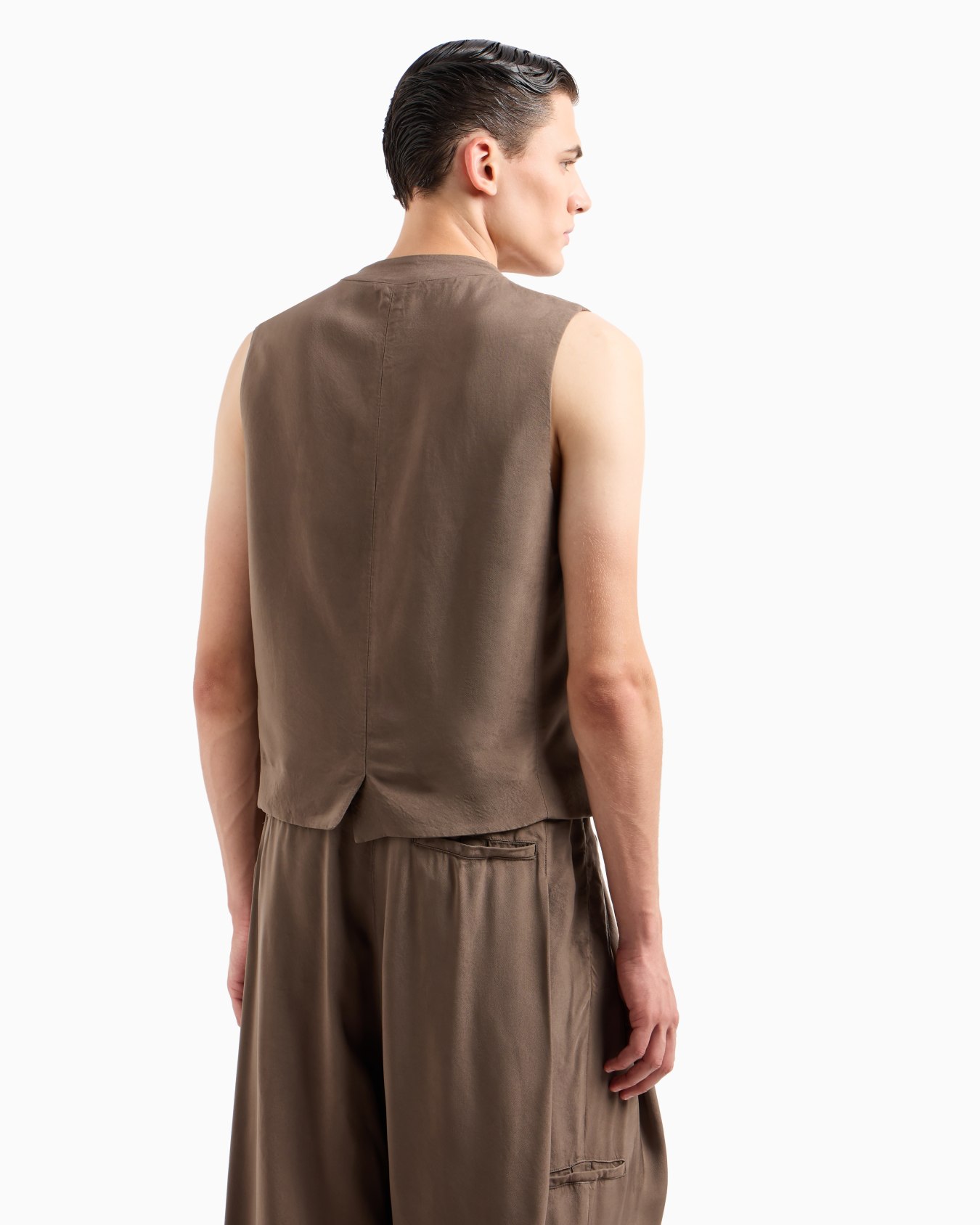 Gilet croisé en viscose Diapositive 2
