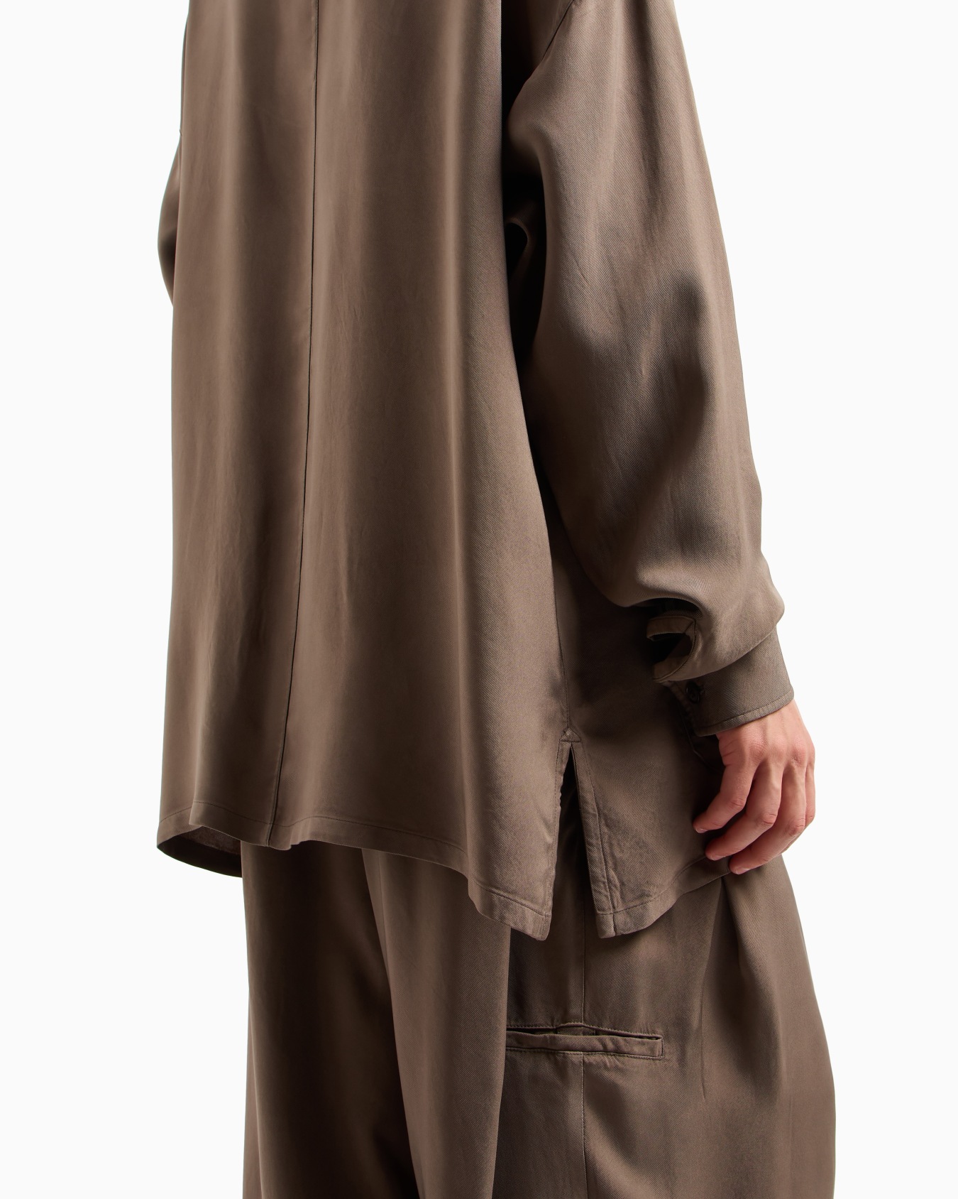 Chaqueta camisera de viscosa Diapositiva 7
