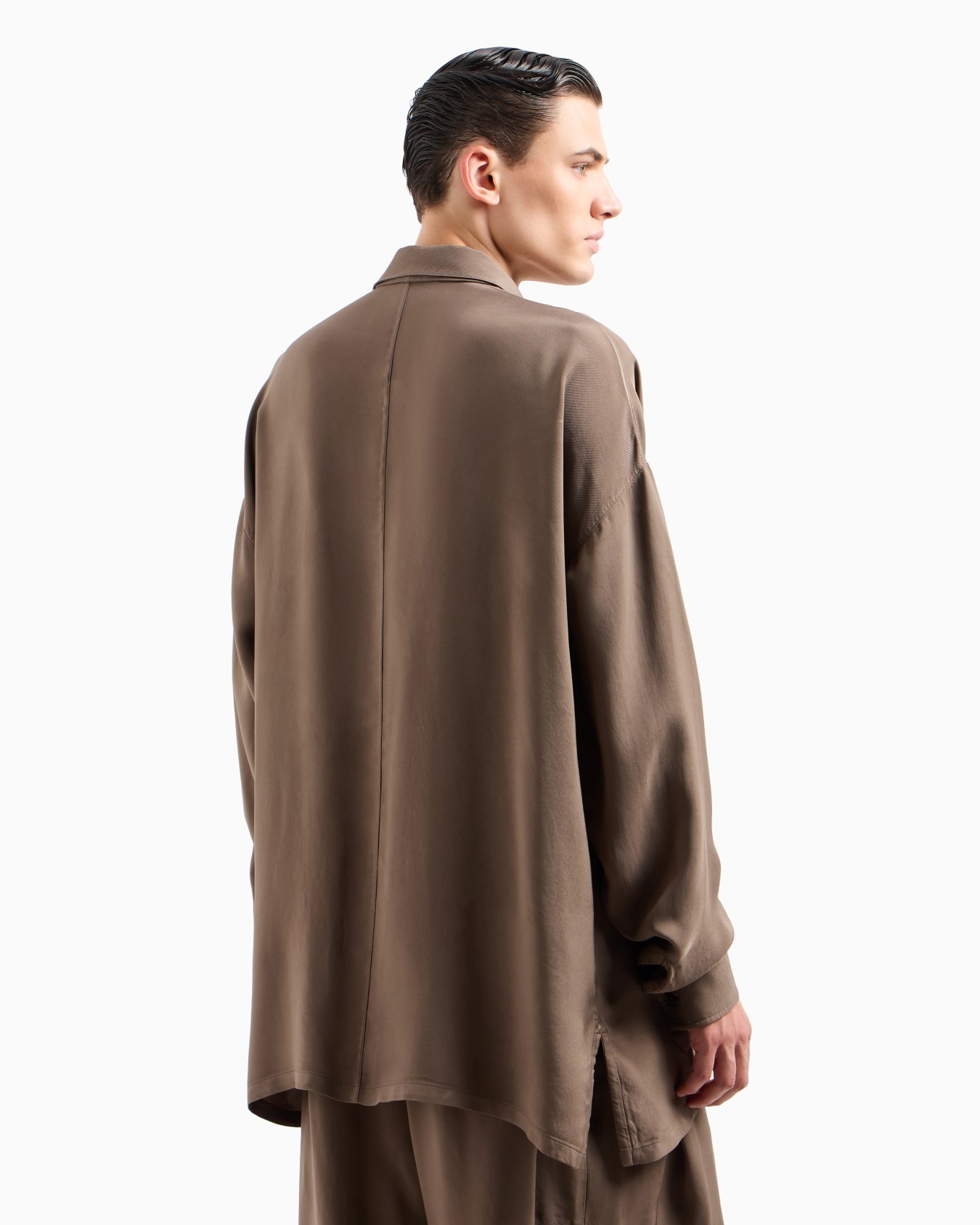 Chaqueta camisera de viscosa Diapositiva 3