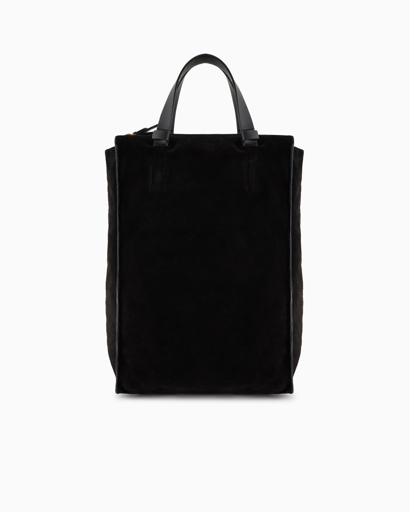 Vertical suede shopper bag Slide 2