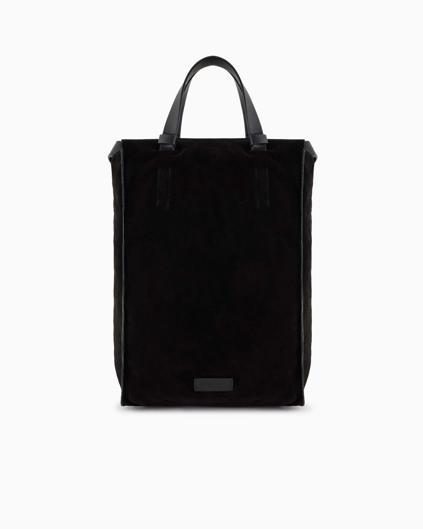 Vertical suede shopper bag Slide 0